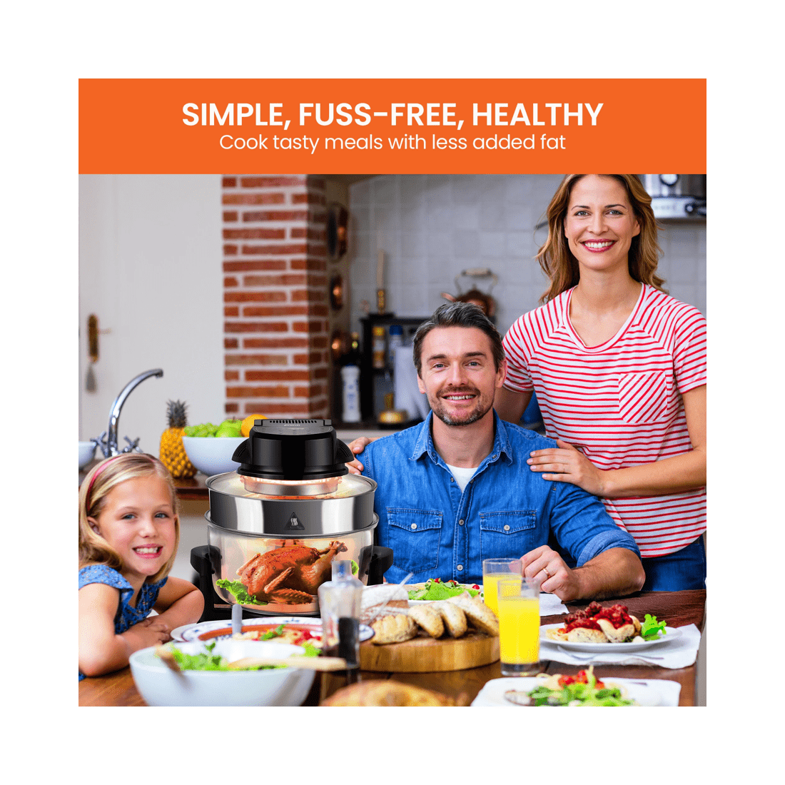 10 Pronti 17l Digital Family Turbo Convection Oven Broiler Cooker - Black, 10 of 10