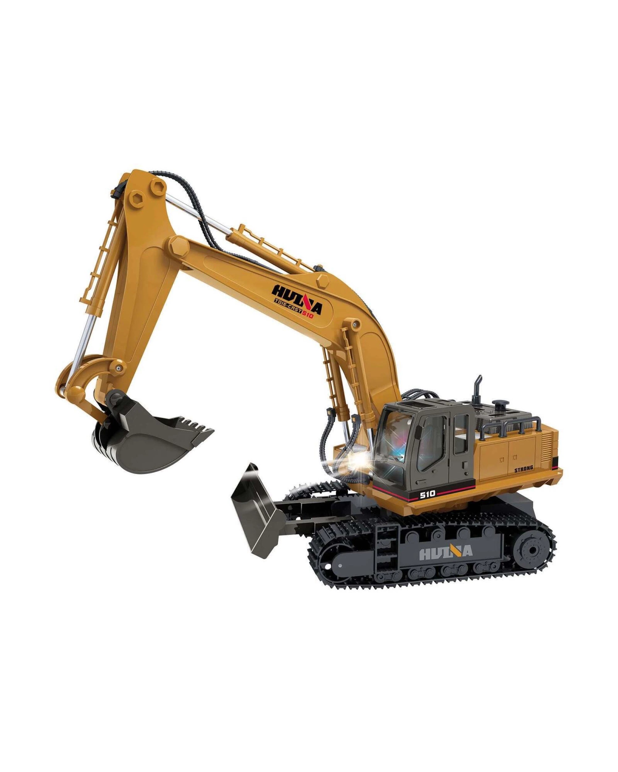 1 Lenoxx Remote Controlled 2.4GHz Tractor Excavator Digger Toy for Children, 1 of 5