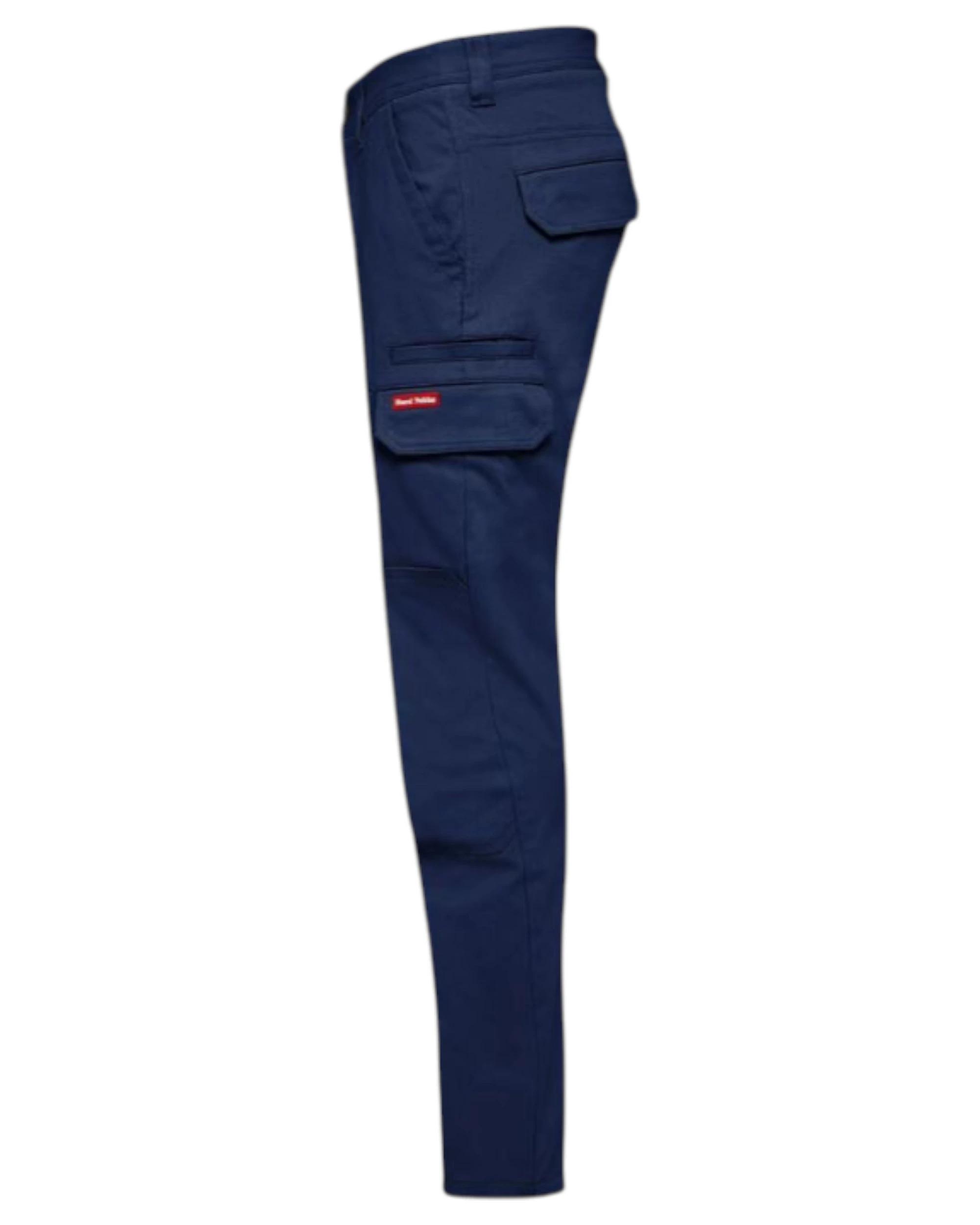 5 Hard Yakka Mens 3056 Stretch Canvas Cargo Pants Navy NAVY, 5 of 6