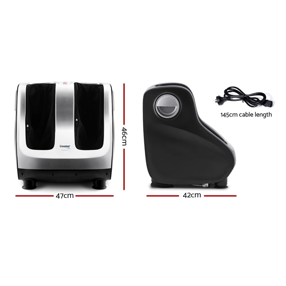 2 Livemor Foot Massager Shiatsu Massagers Electric Roller Calf Leg Kneading - Multi, 2 of 6