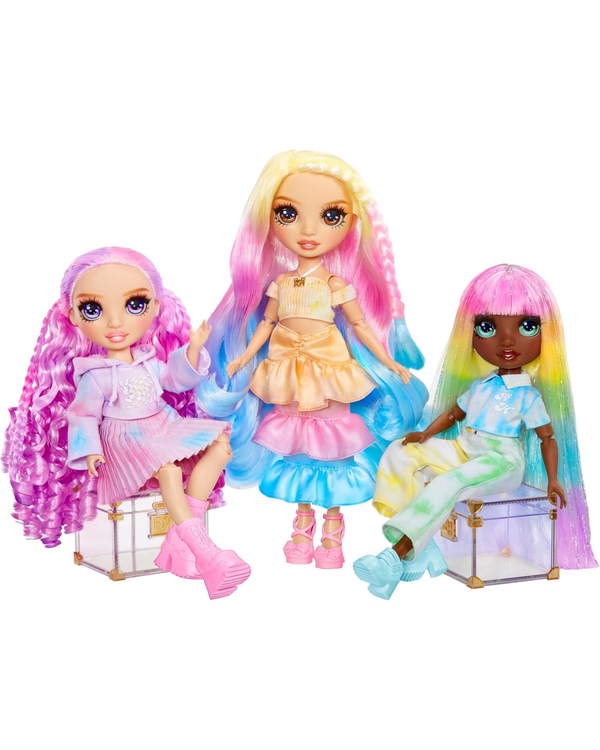 6 Rainbow High Watercolor and Create Purple Eyes, 6 of 7