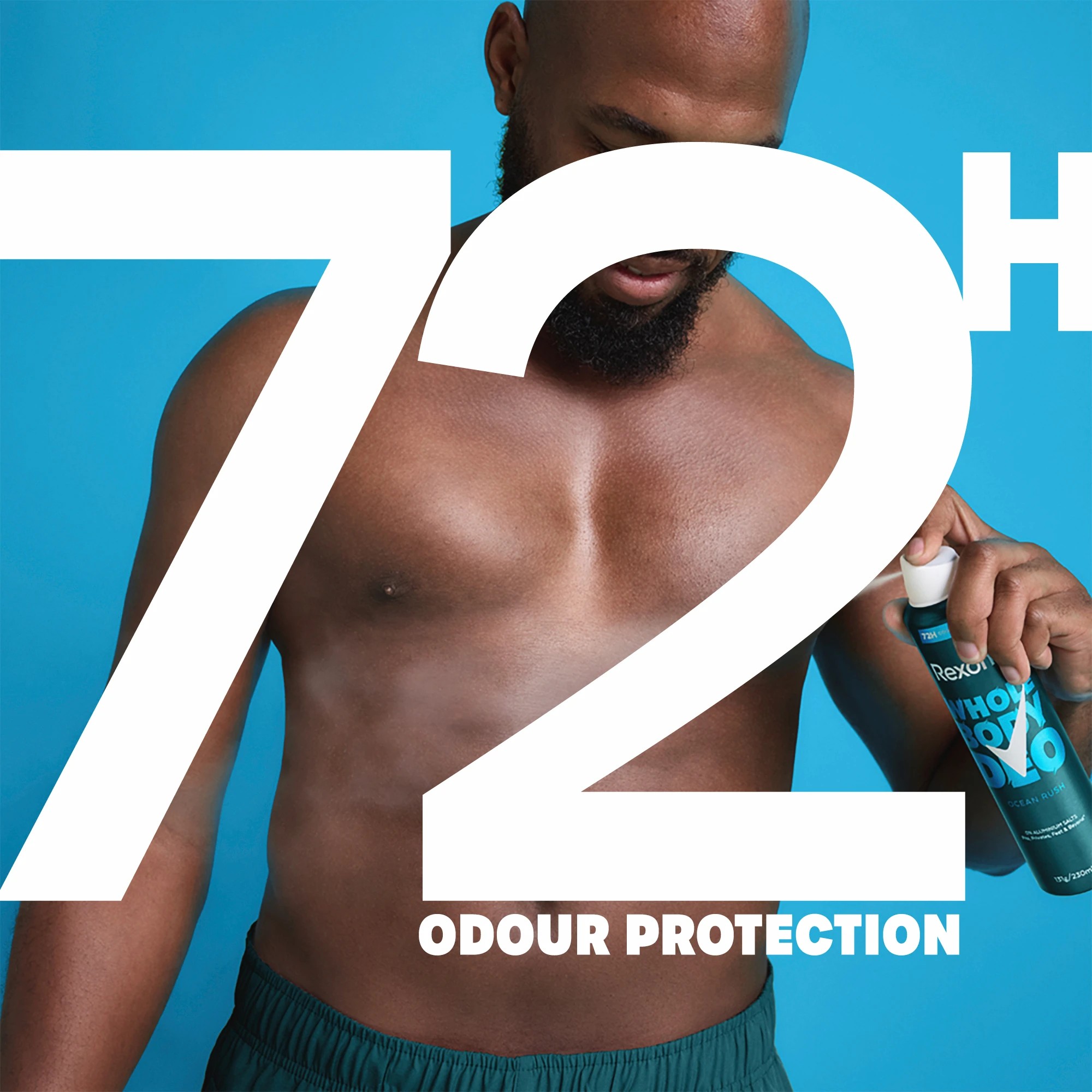 6 Rexona Men Whole Body Deo 230ml - Ocean Rush, 6 of 7