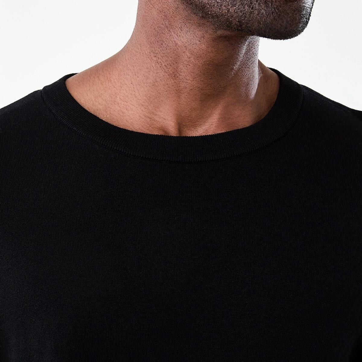 5 Core Crew Neck Knit Jumper Black, 5 of 5