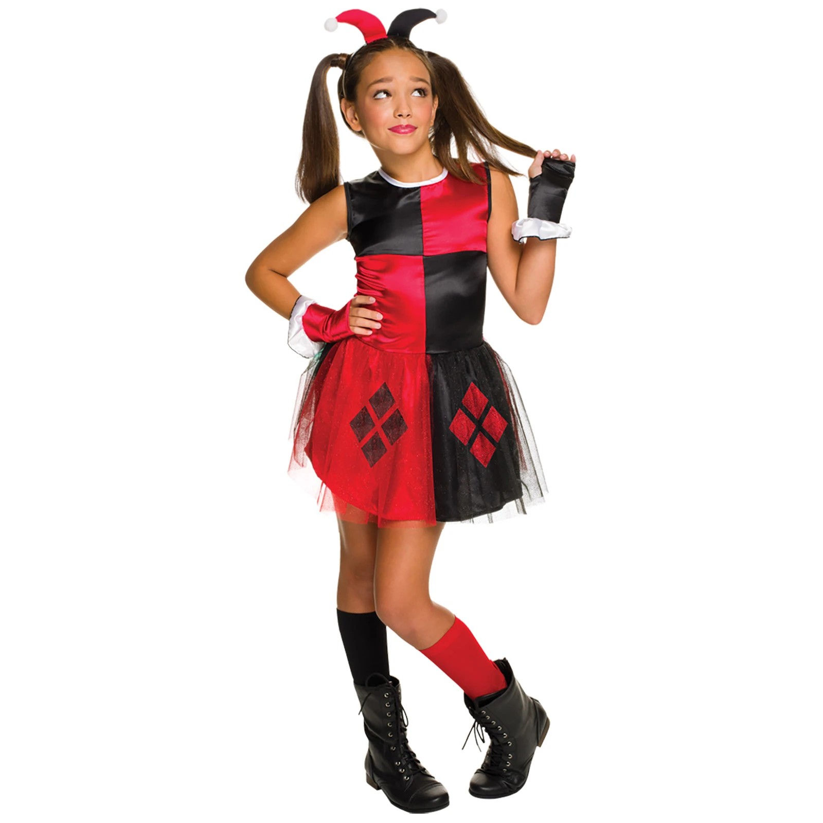 1 Rubies Harley Quinn Kids Costume 6 8 Years - 6-8, 1 of 1