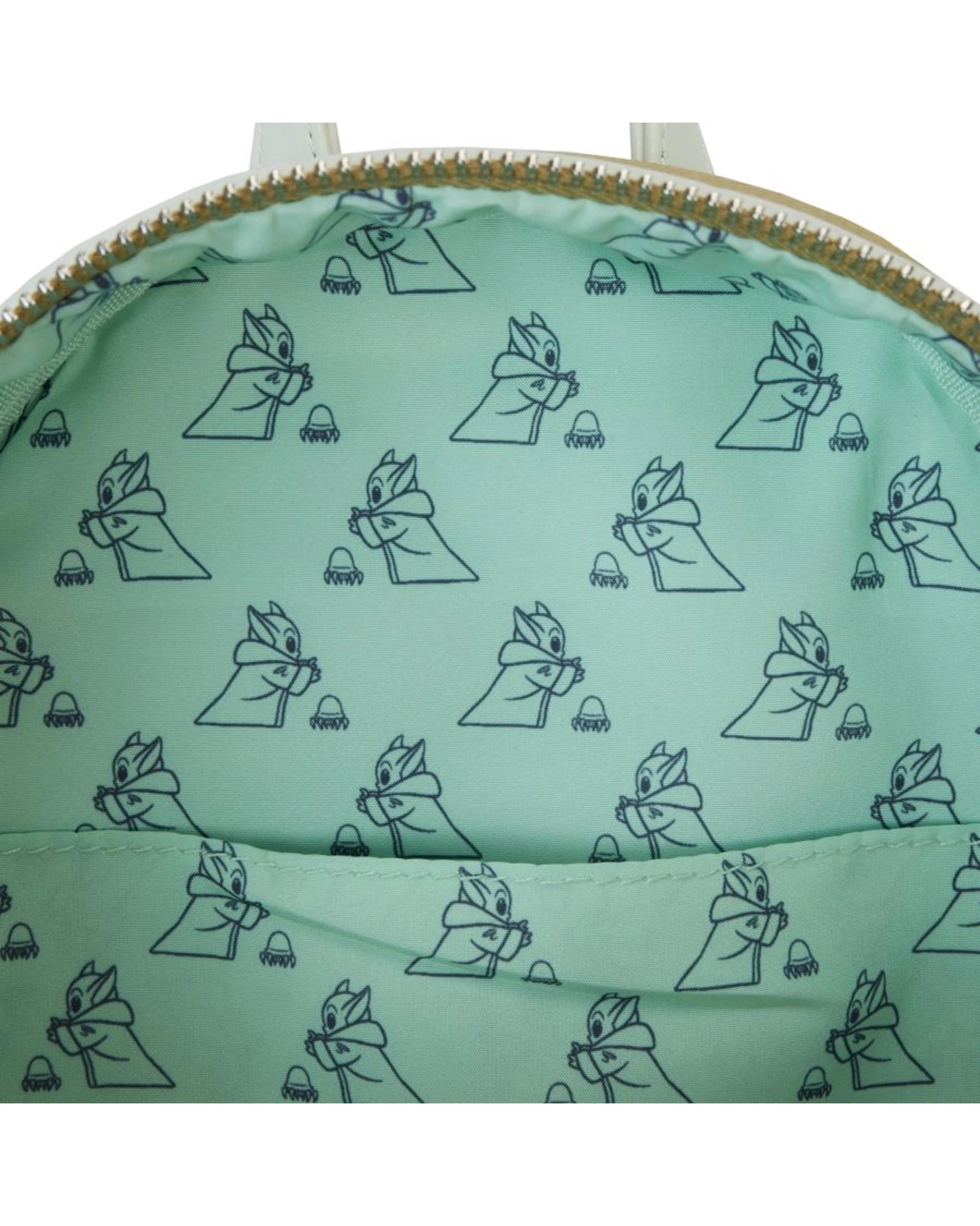 6 Loungefly Star Wars The Mandalorian Grogu and Crabbies Cosplay Mini Backpack, 6 of 6