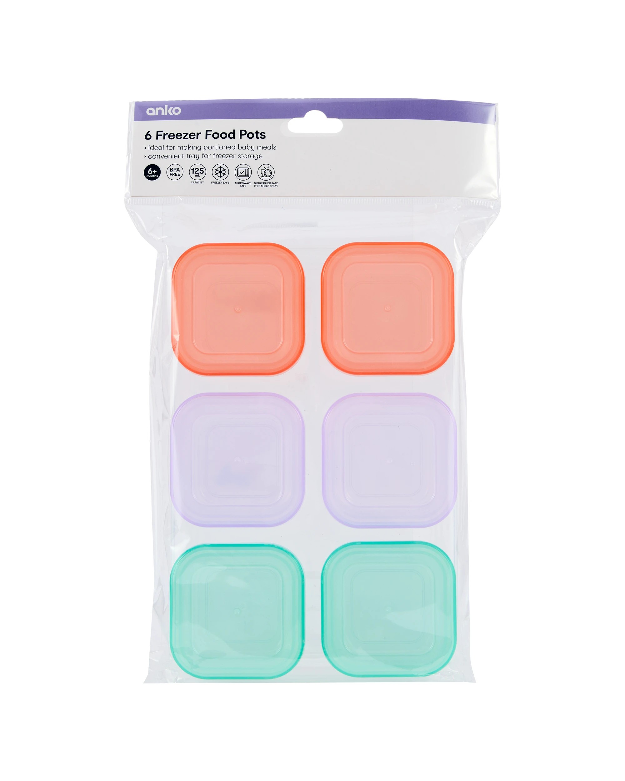 5 6 Pack Freezer Food Pots, 5 of 5