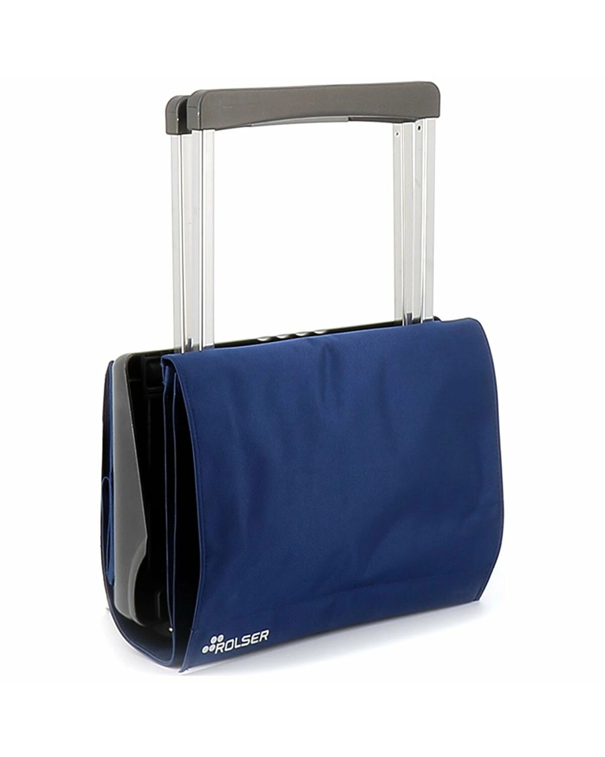 5 Rolser Plegamatic MF Folding 2 Wheel Trolley Blue, 5 of 5