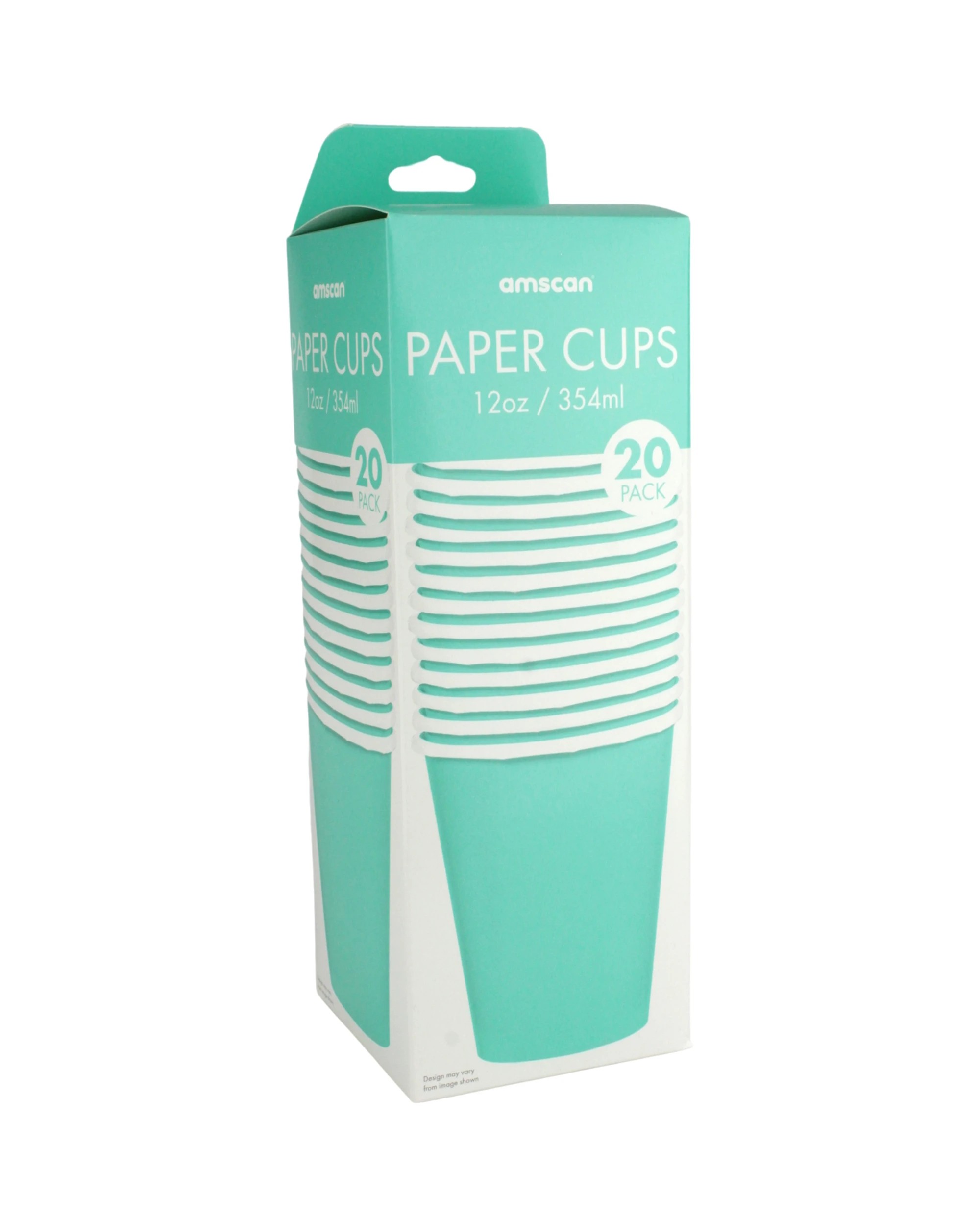 2 Amscan Inc. Robins Egg Paper Cups 354ml Pack of 20 - Blue, 2 of 3
