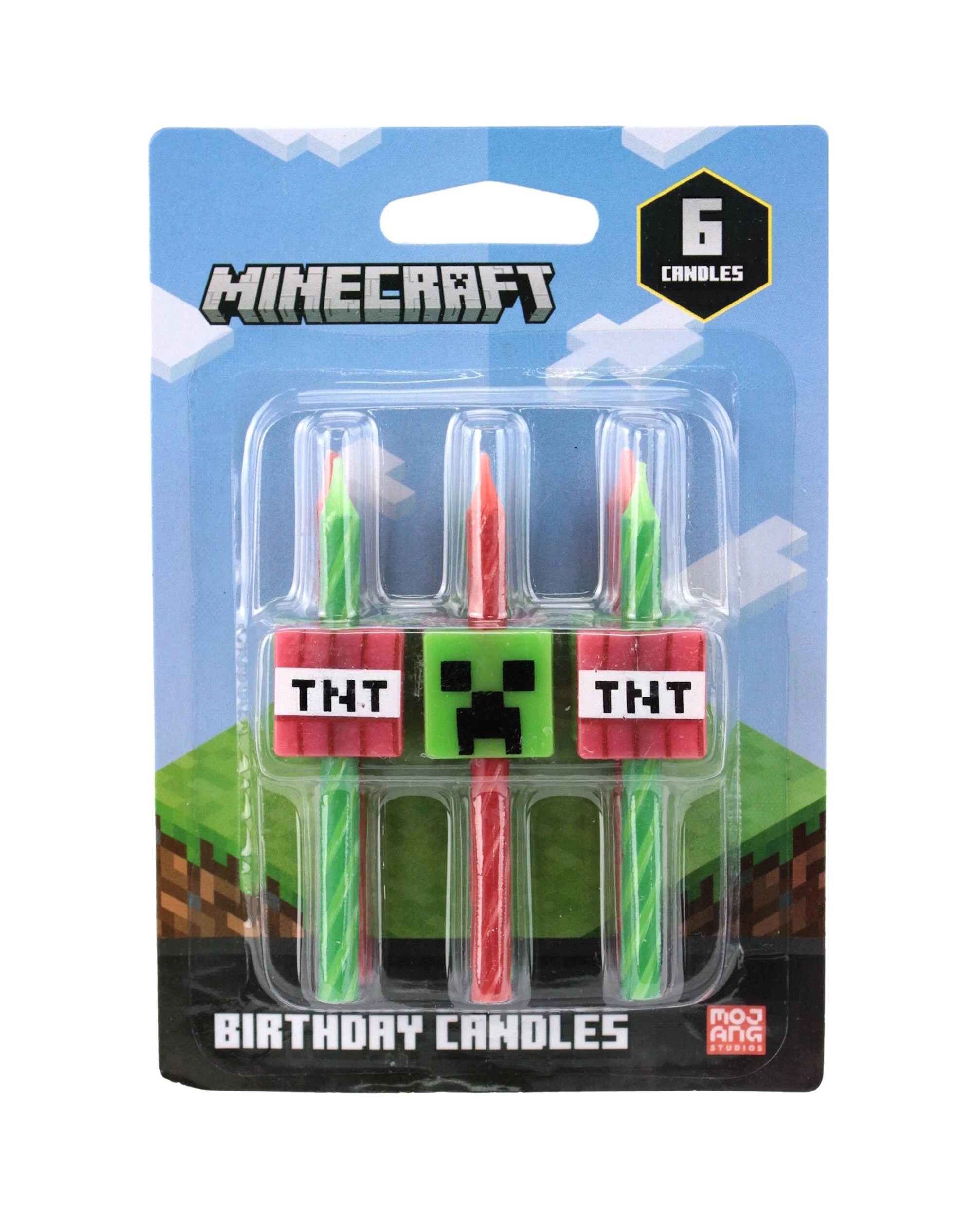 3 Decopac TNT Birthday Candles Set of 6, 3 of 4