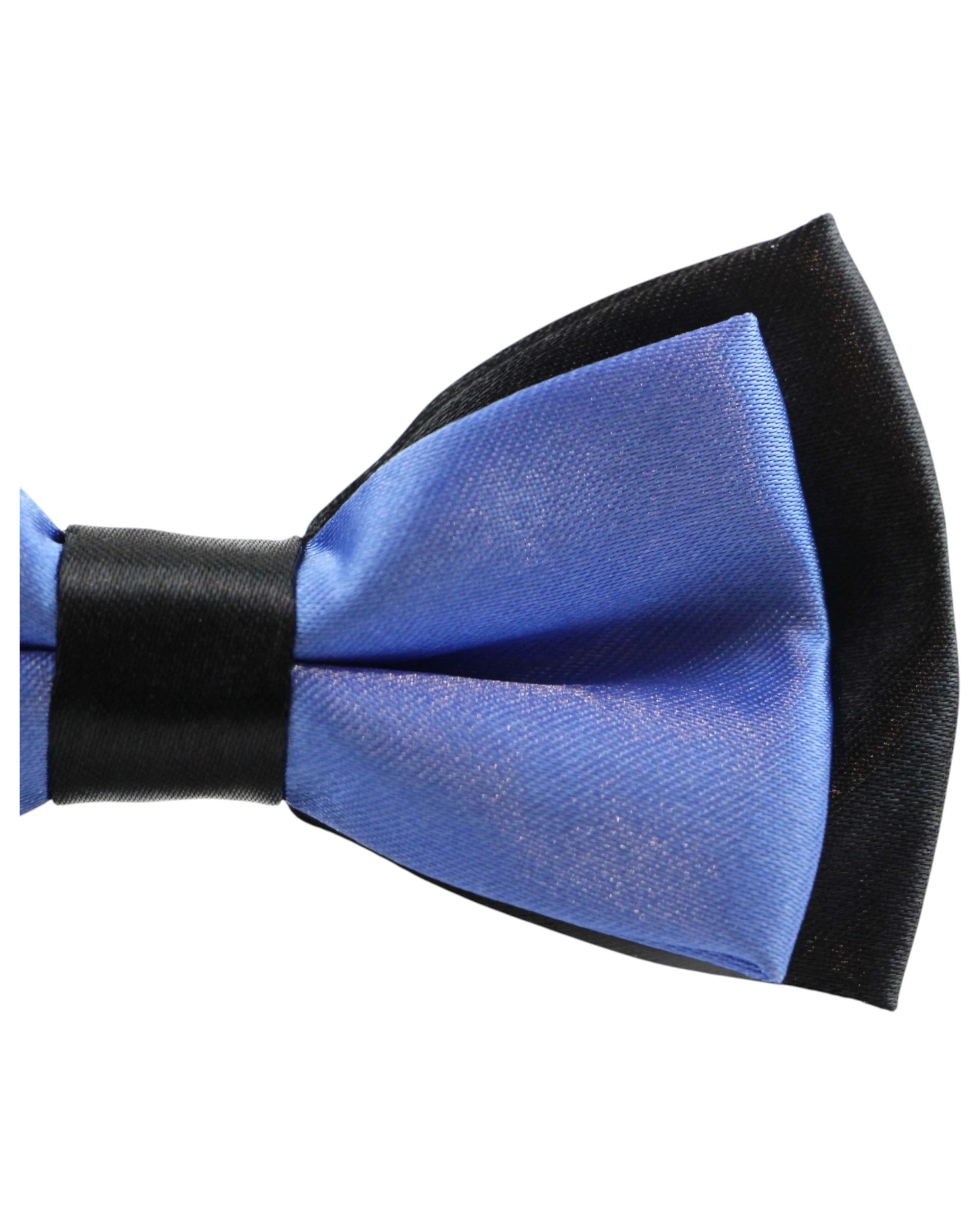 3 Zasel Boys Cornflower Blue Two Tone Layer Bow Tie - Multi - Multi, 3 of 5