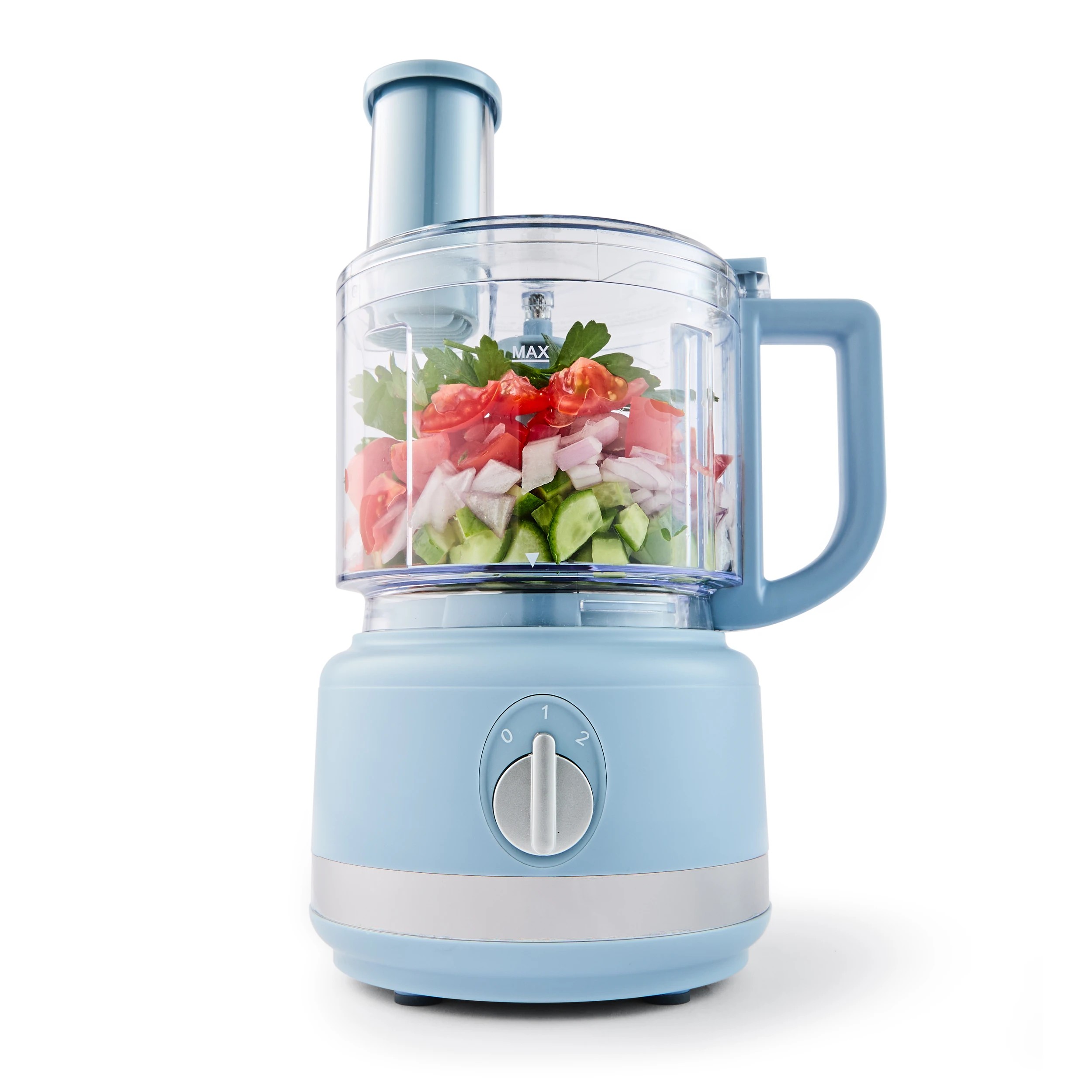 1 600ml Food Processor - Blue, 1 of 8