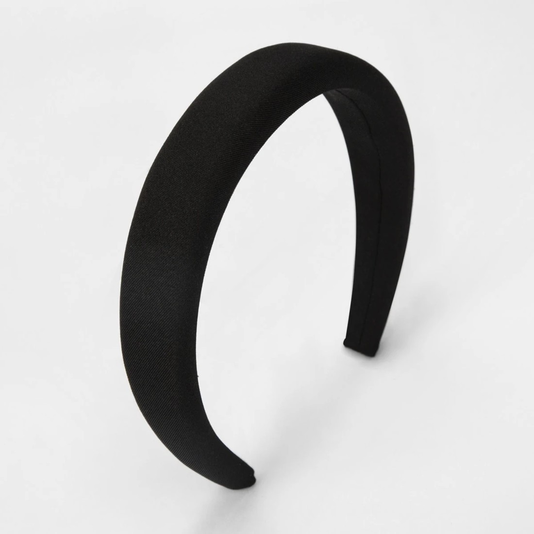 1 Satin Headband - Black, 1 of 5