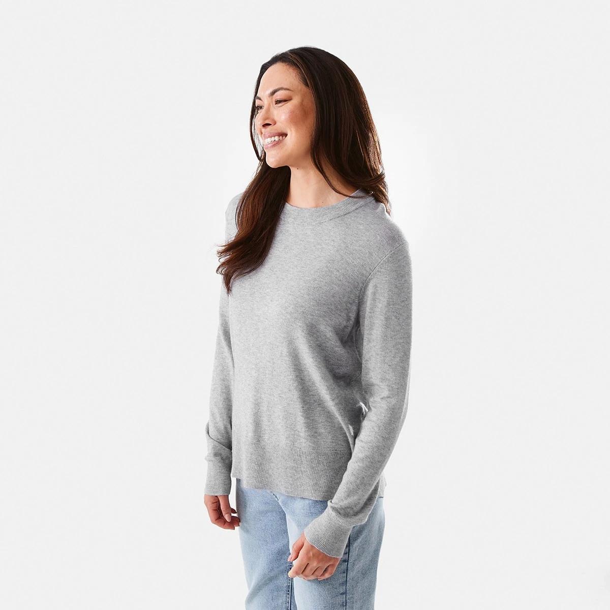 2 Crew Neck Jumper Grey Mrl, 2 of 5