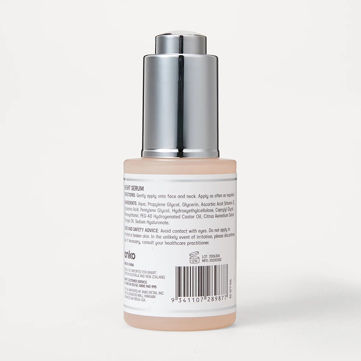 2 Vitamin C & Hyaluronic Acid Night Serum 30ml, 2 of 3
