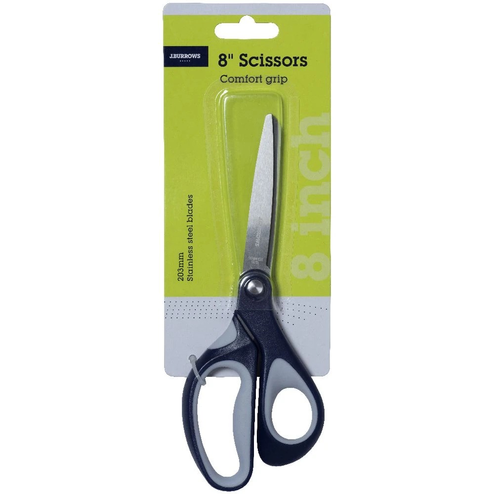 3 J.Burrows Comfort Grip Scissors 8"/203mm, 3 of 3