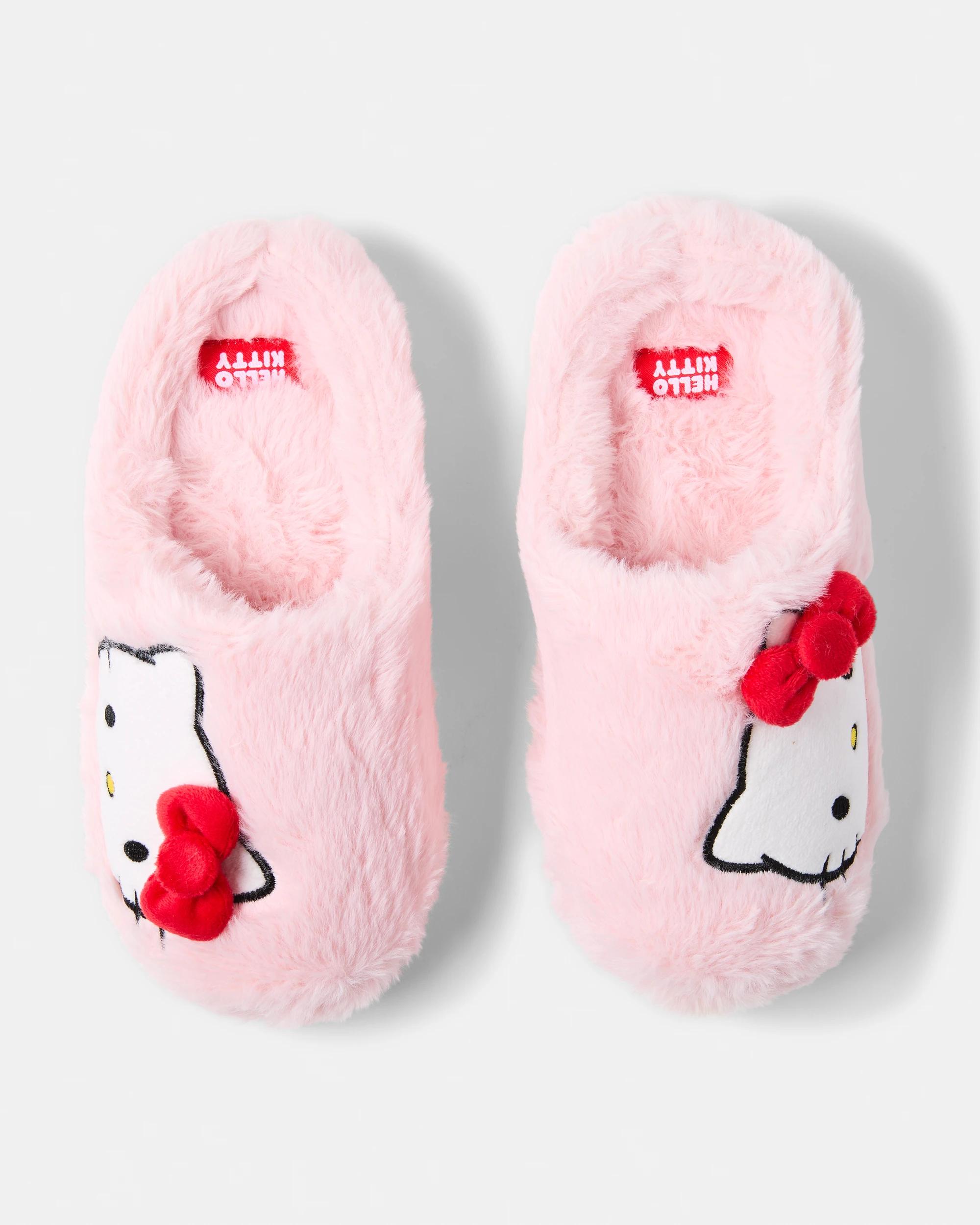 2 Hello Kitty License Furry Scuffs Bllet Pink, 2 of 3