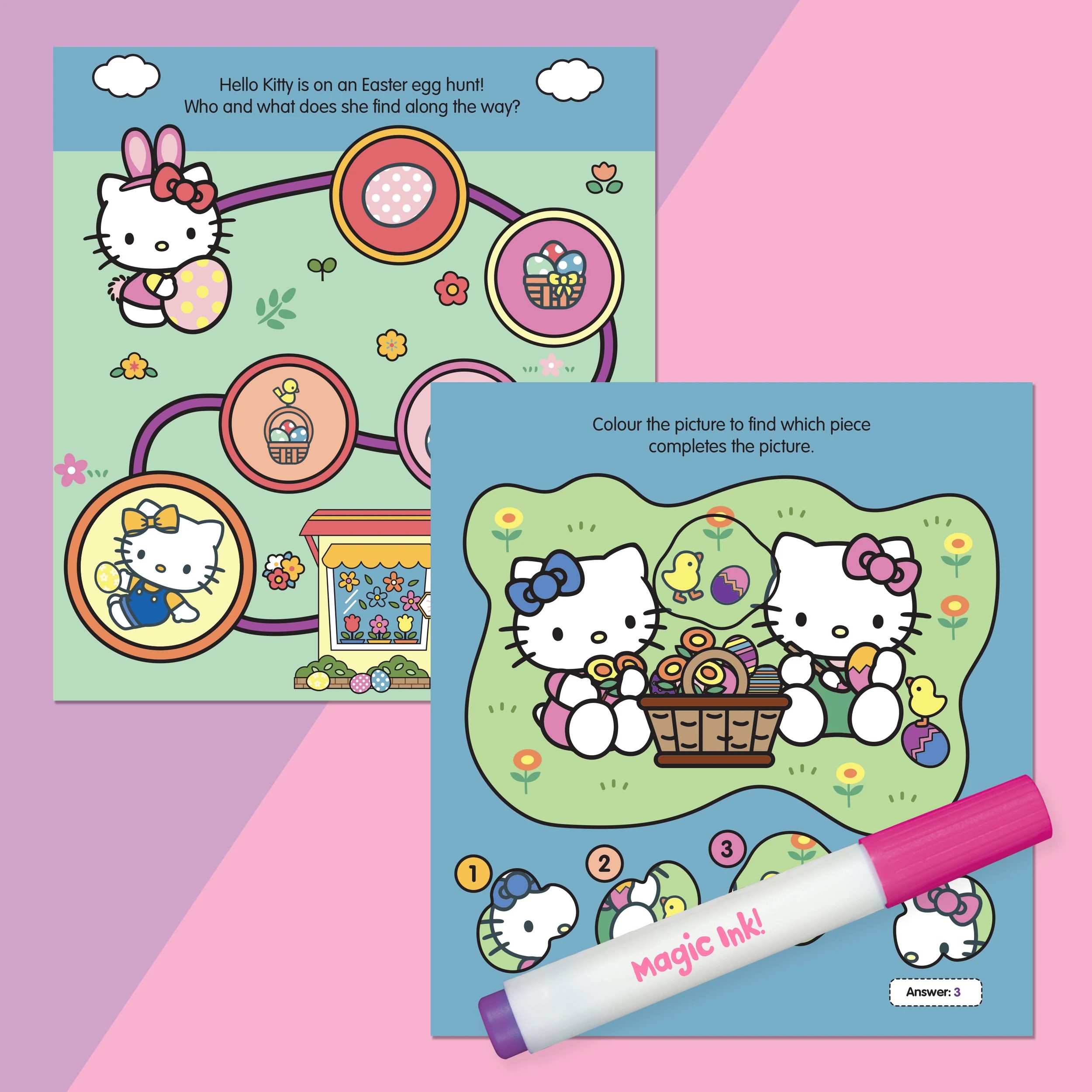 3 INKredibles Hello Kitty Mess Free Magic Ink Pictures - Book, 3 of 5