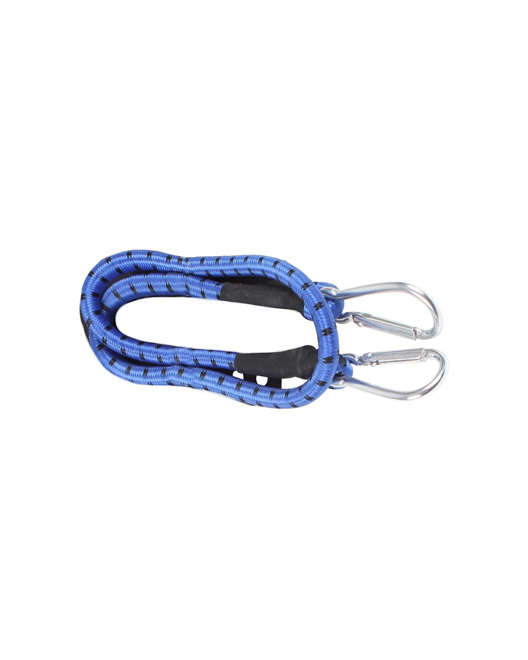 1 Wildtrak Heavy Duty Camping Bungee Cord With Carabiner Cargo Securing - Blue, 1 of 3