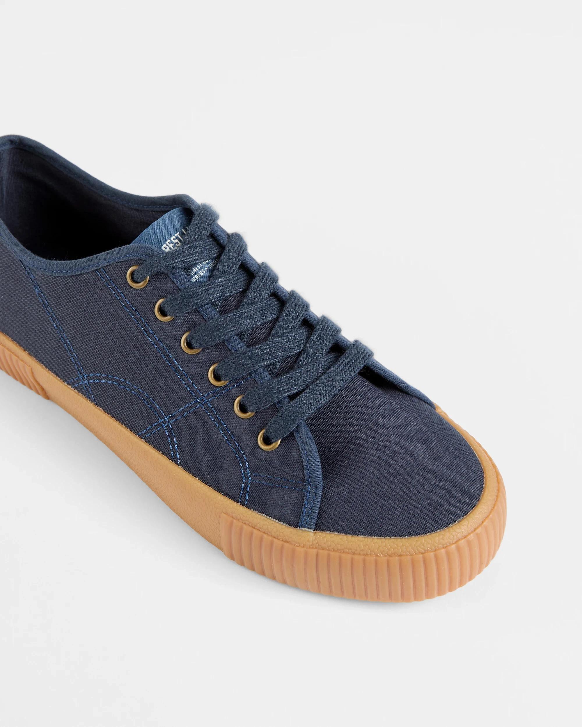 2 Target Man Mens Canvas Sneaker NAVY, 2 of 3