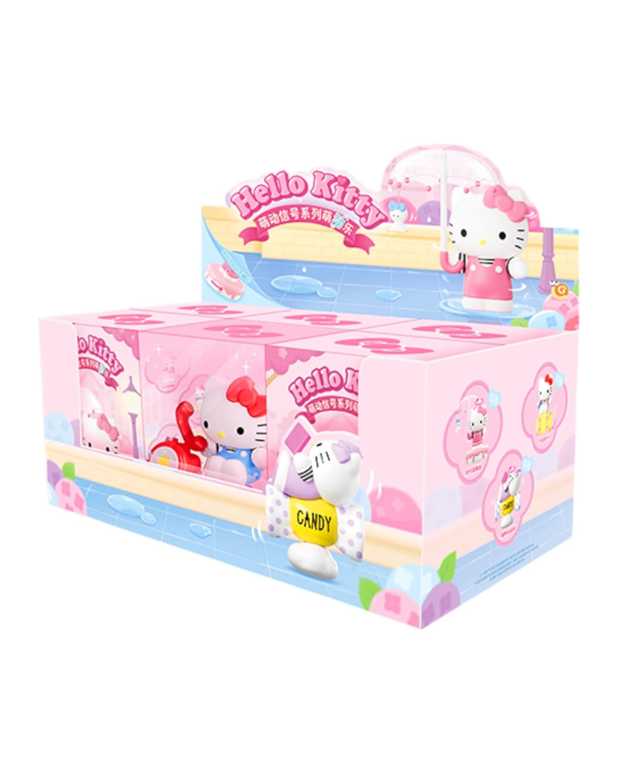1 Moetch Sanrio Hello Kitty Lovely Signal Figures Blind Box Display Set of 6, 1 of 9