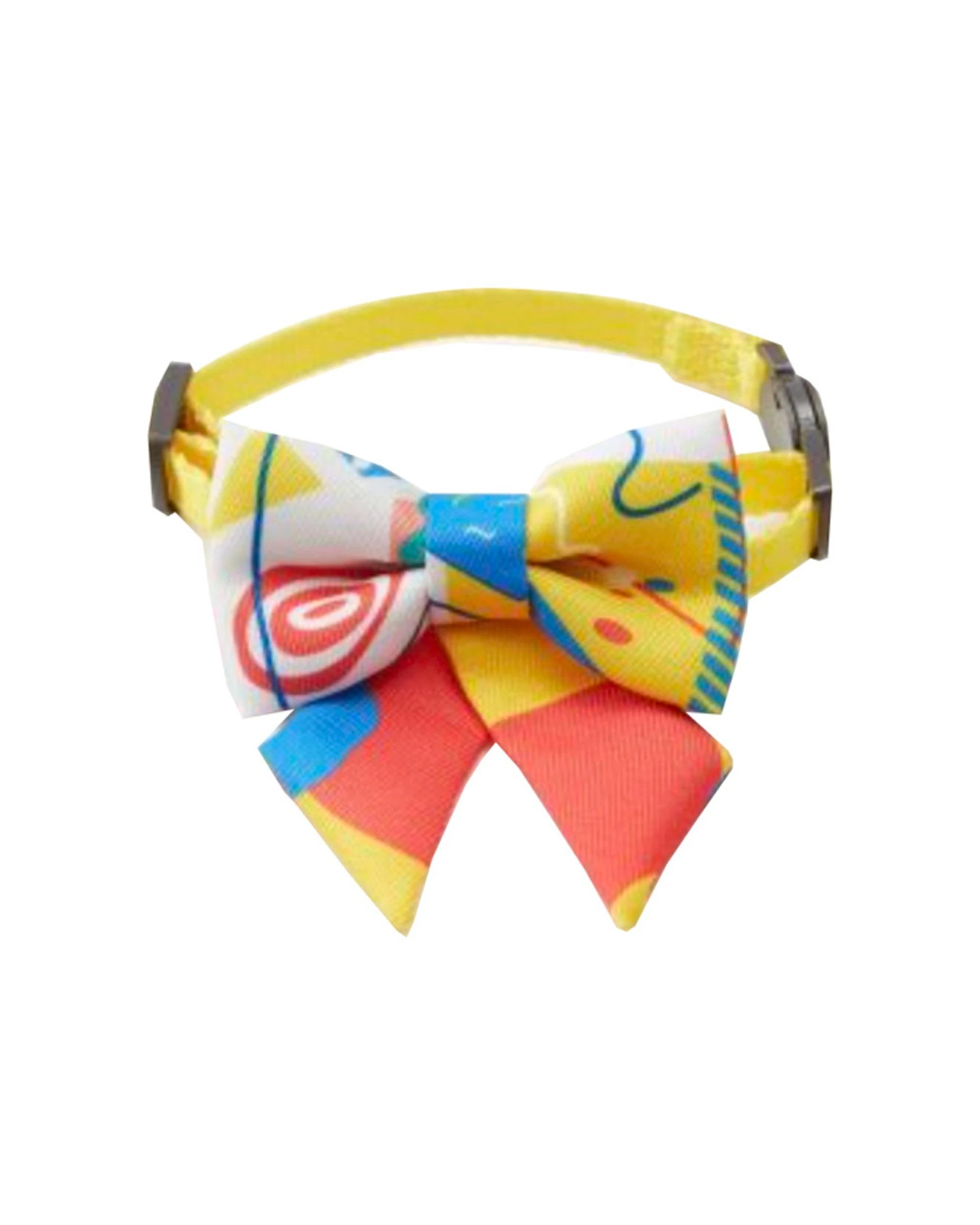 1 Petkit Pet Bow Tie Collar - Weave Dream Silk Polyester Automatic Unlock - Multi, 1 of 4