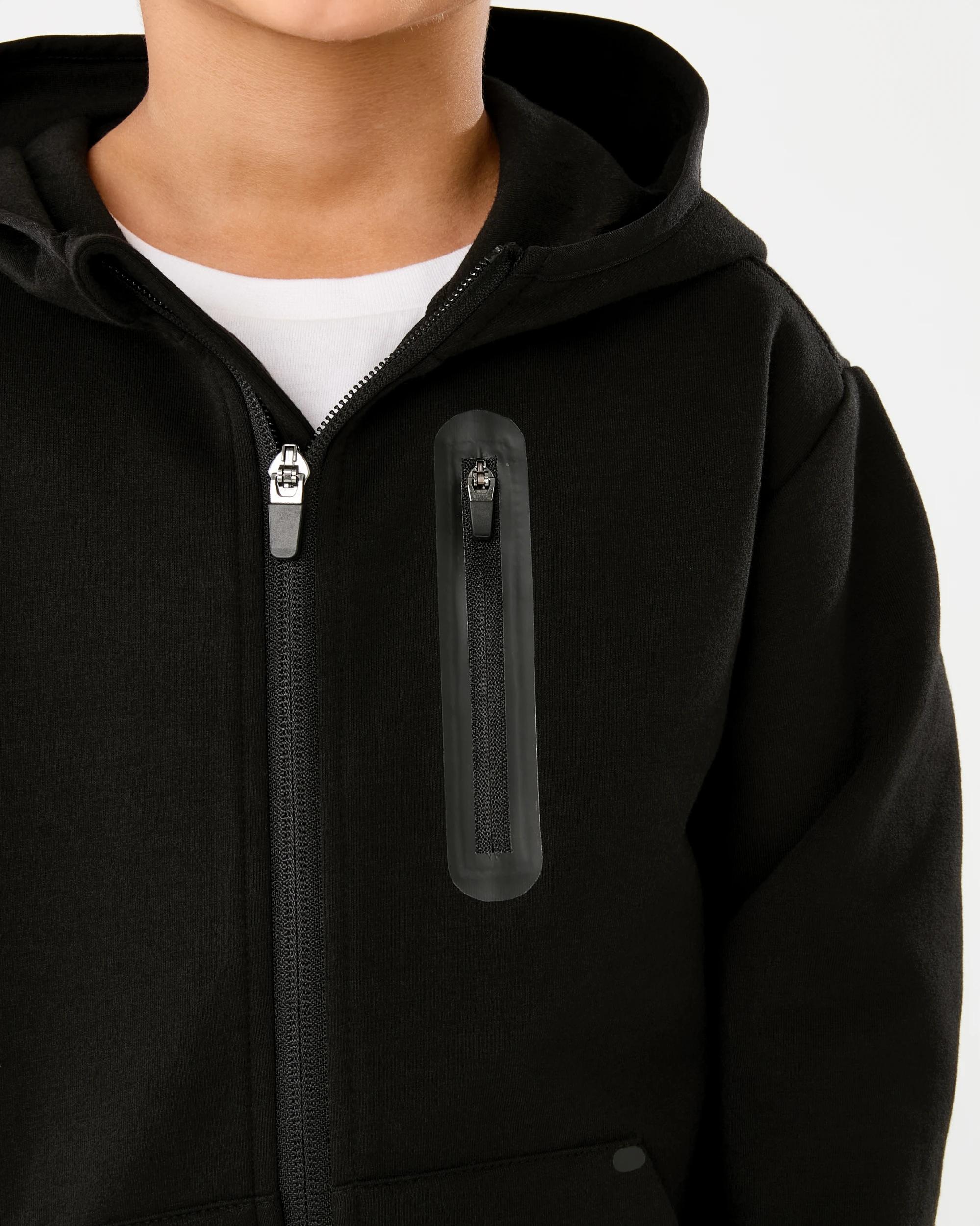 4 Active Kids Hoodie Black, 4 of 6