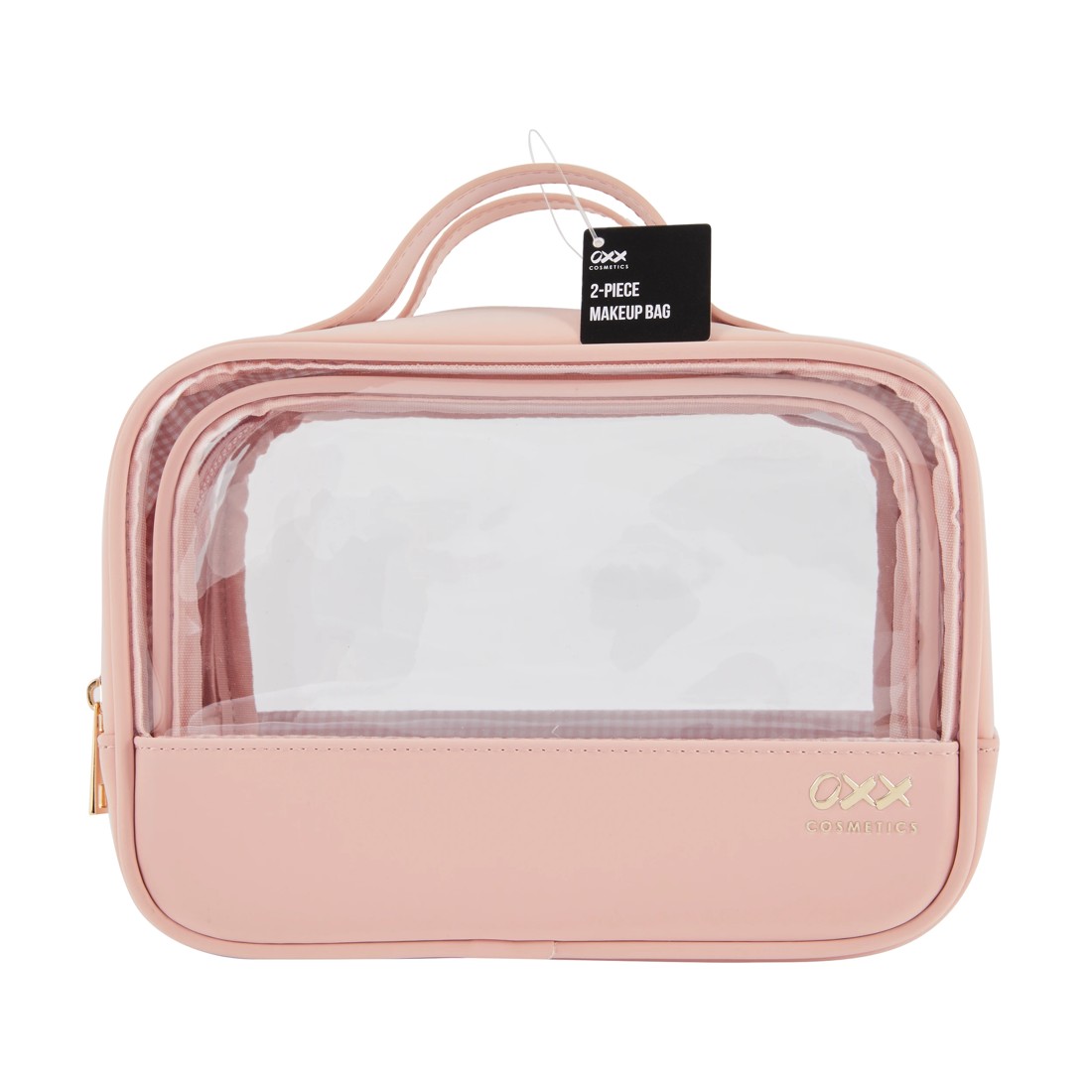 5 OXX Cosmetics 2-Piece Makeup Bag Set - Pink, 5 of 5
