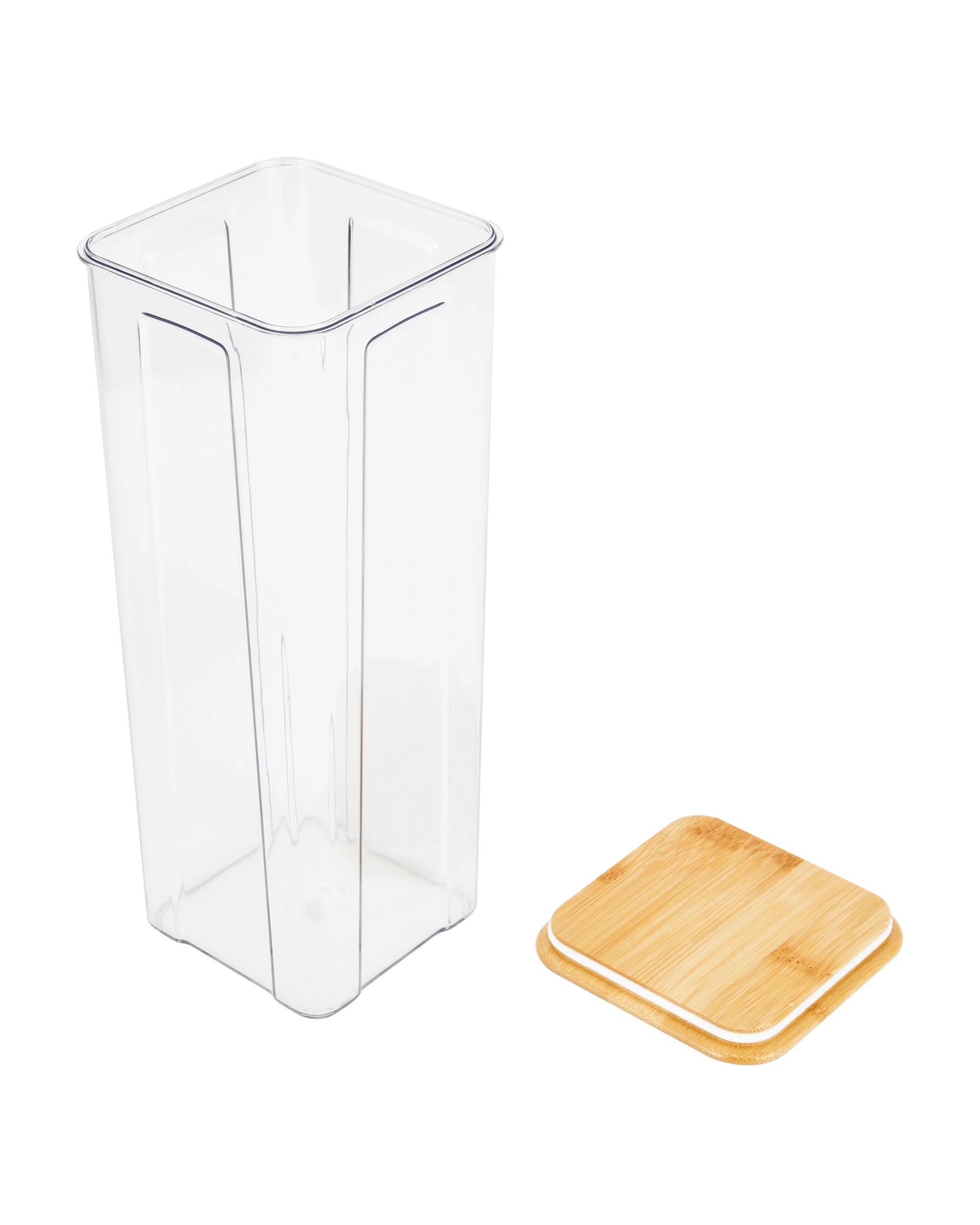 4 Bamboo Lid Food Storage Set, 8 Piece - Anko - Clear, 4 of 10