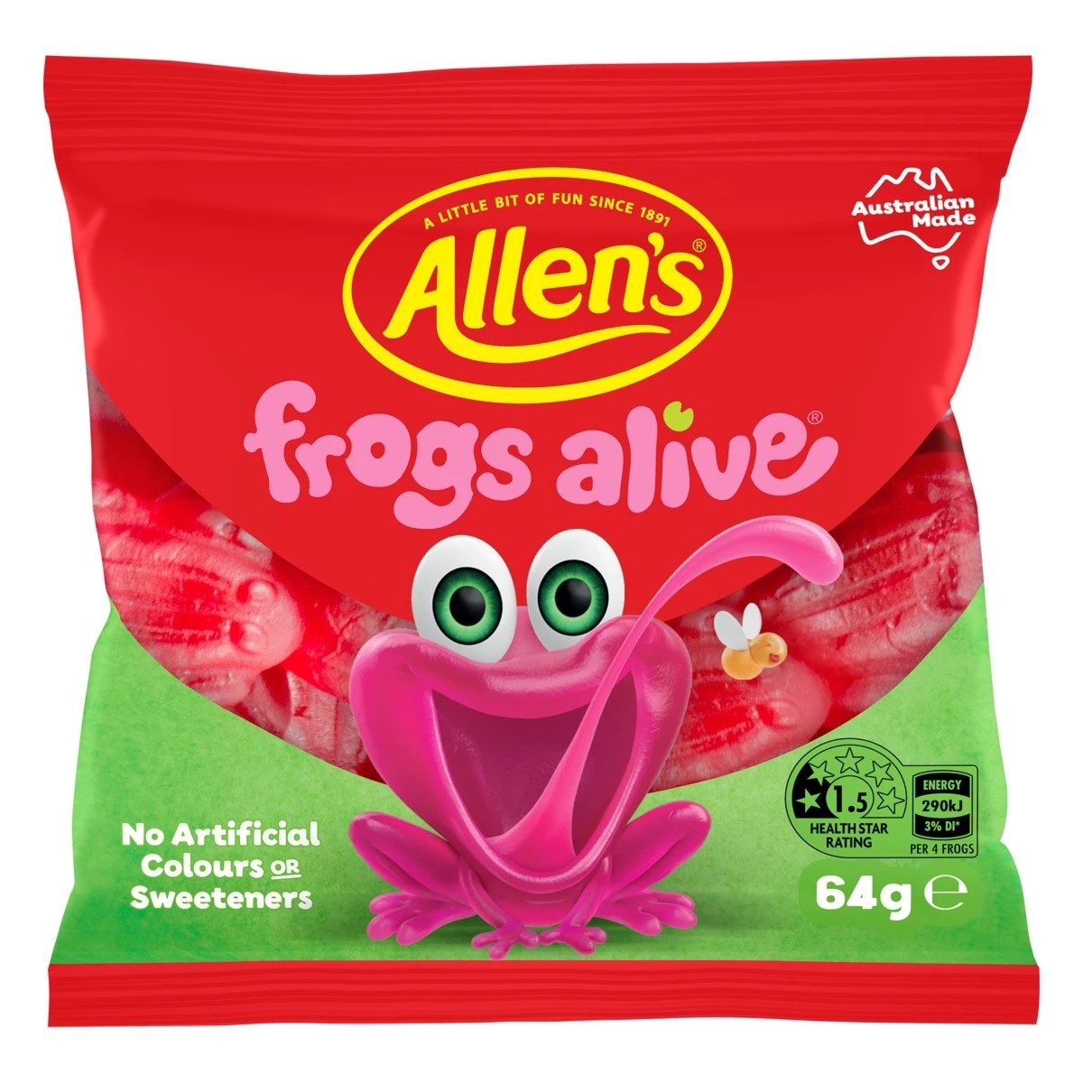 1 Allen's Frogs Alive 64g, 1 of 2
