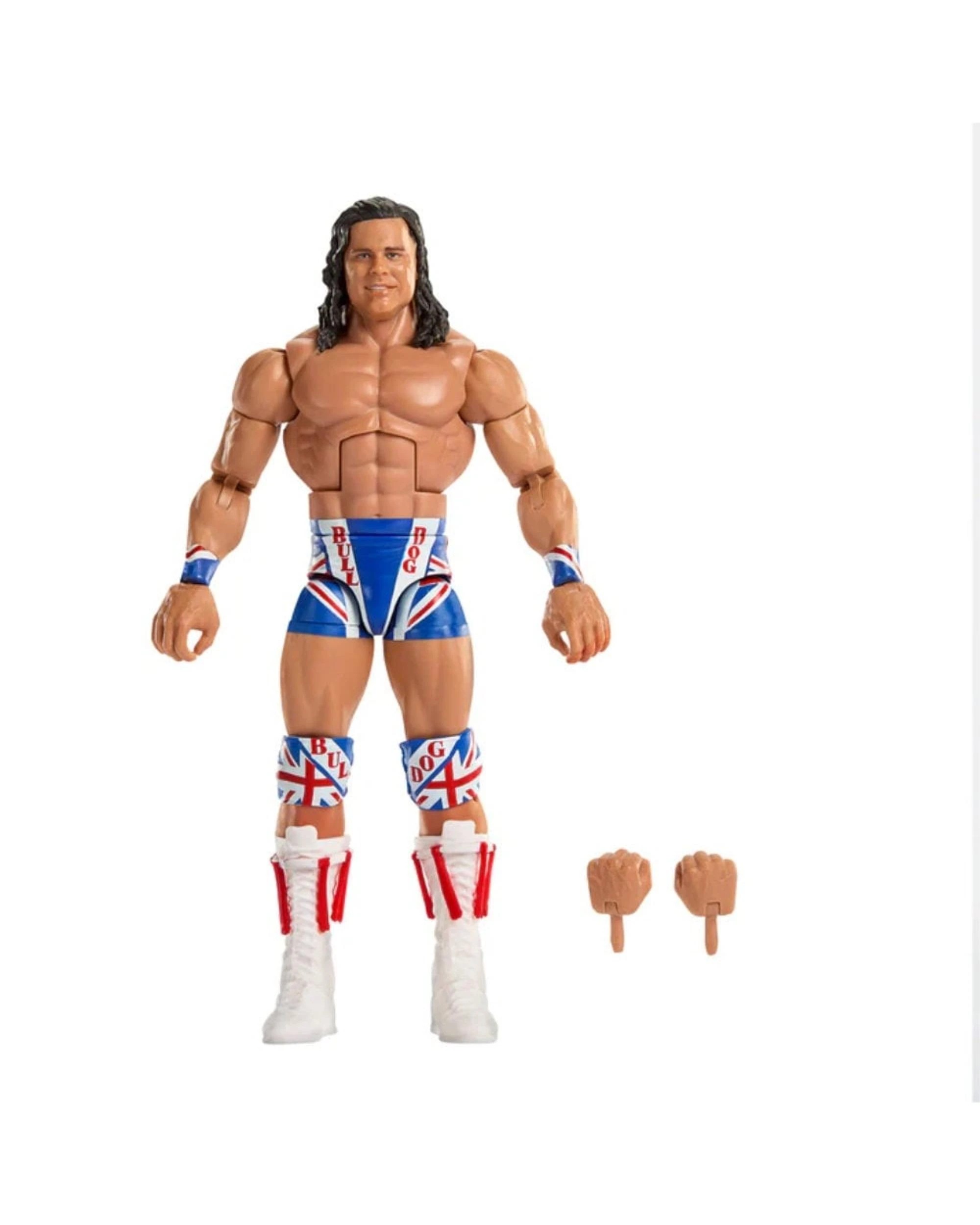 2 WWE Elite Legends Collection Series 29 British Bulldog Action Figure, 2 of 7