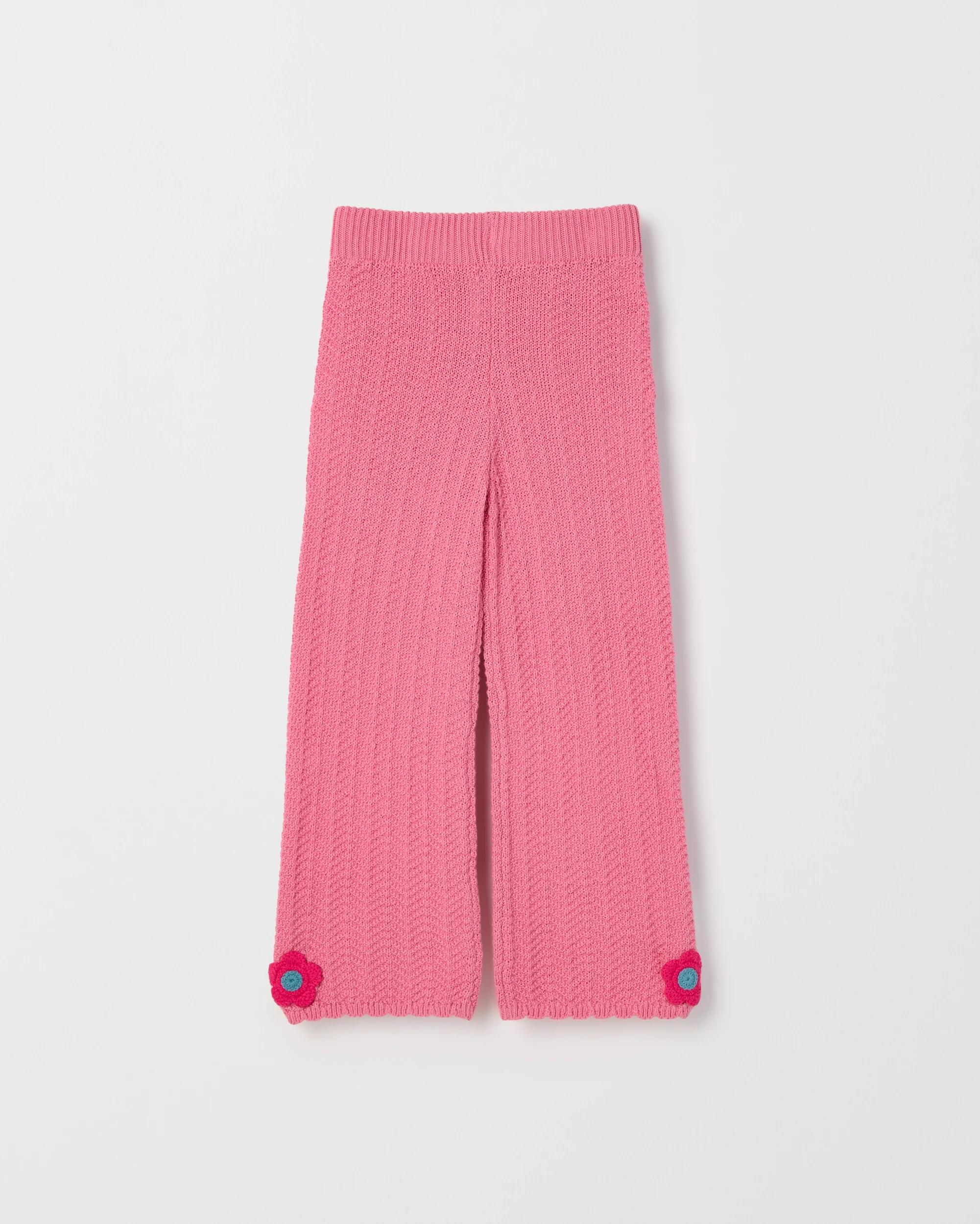 5 Target Kids Australian Cotton Crochet Co-Ord Pants PINK, 5 of 6