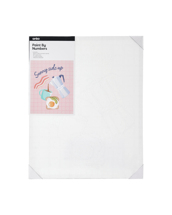 29 Piece Paint by Numbers – Breakfast