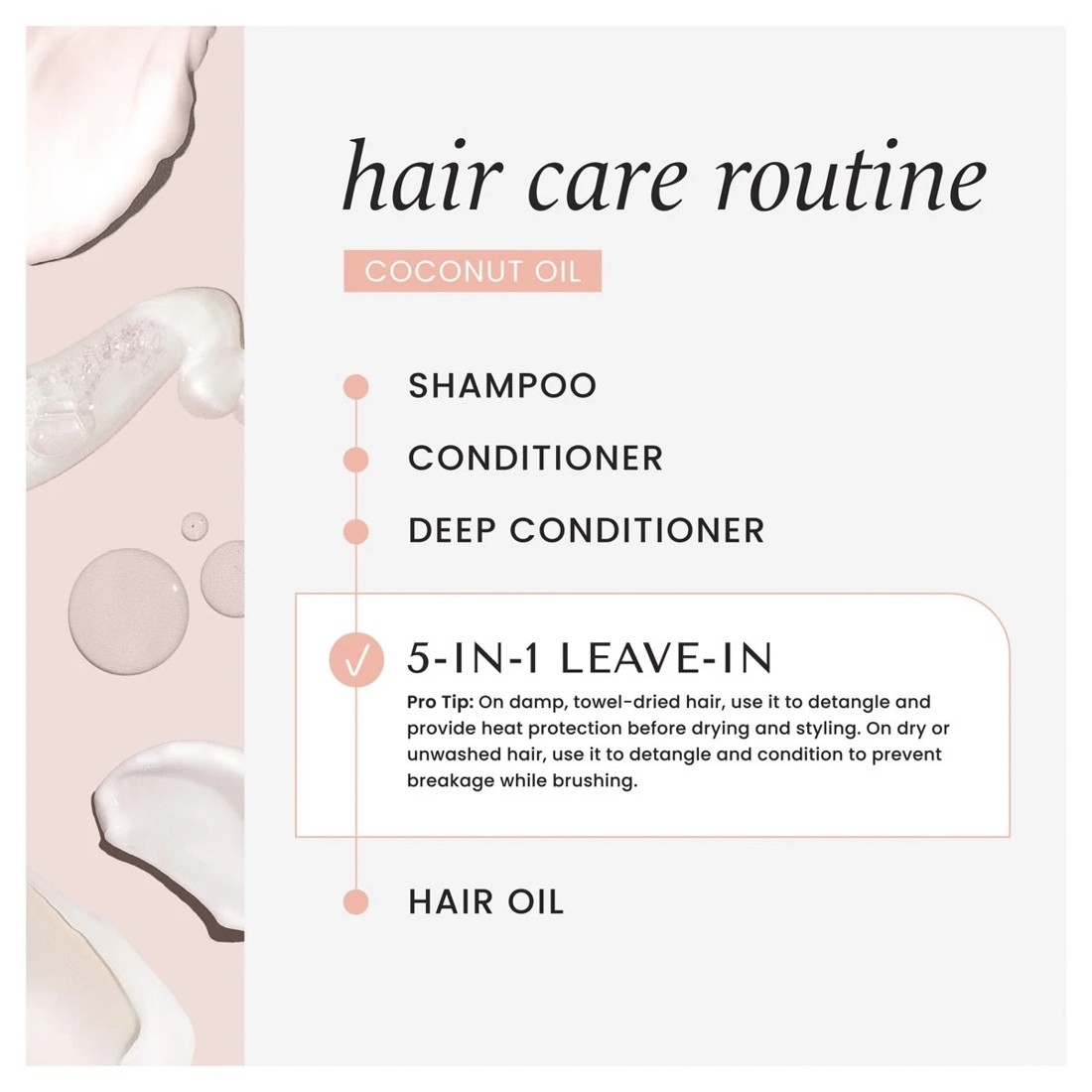 9 HASK 5-in-1 Leave-In Spray 175ml - Coconut Oil, 9 of 10