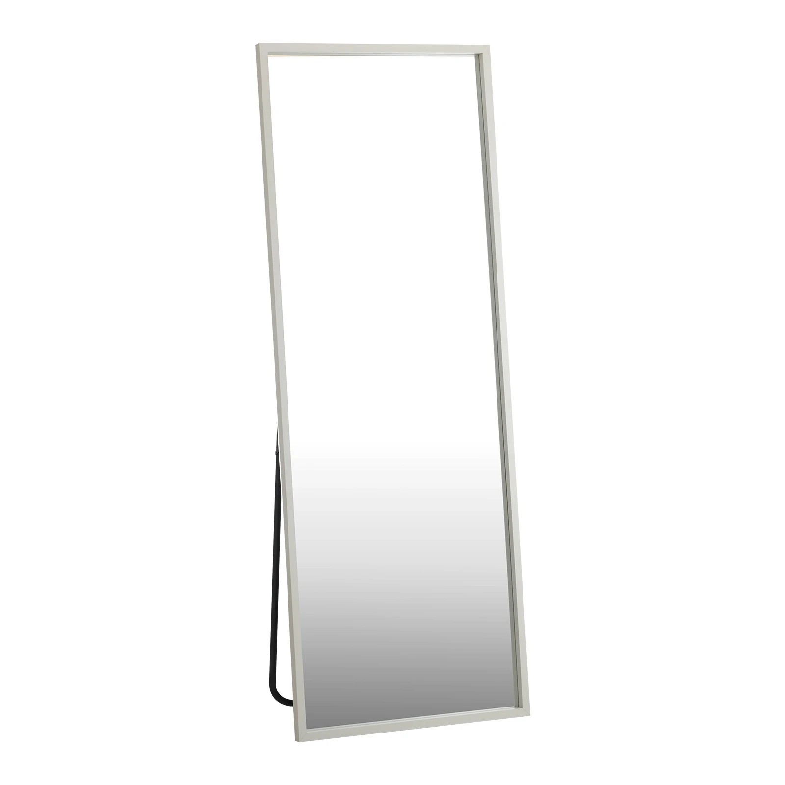 1 Oikiture Wooden Full Length Mirror 166x60cm Floor Mirrors Free Standing
 - White, 1 of 9