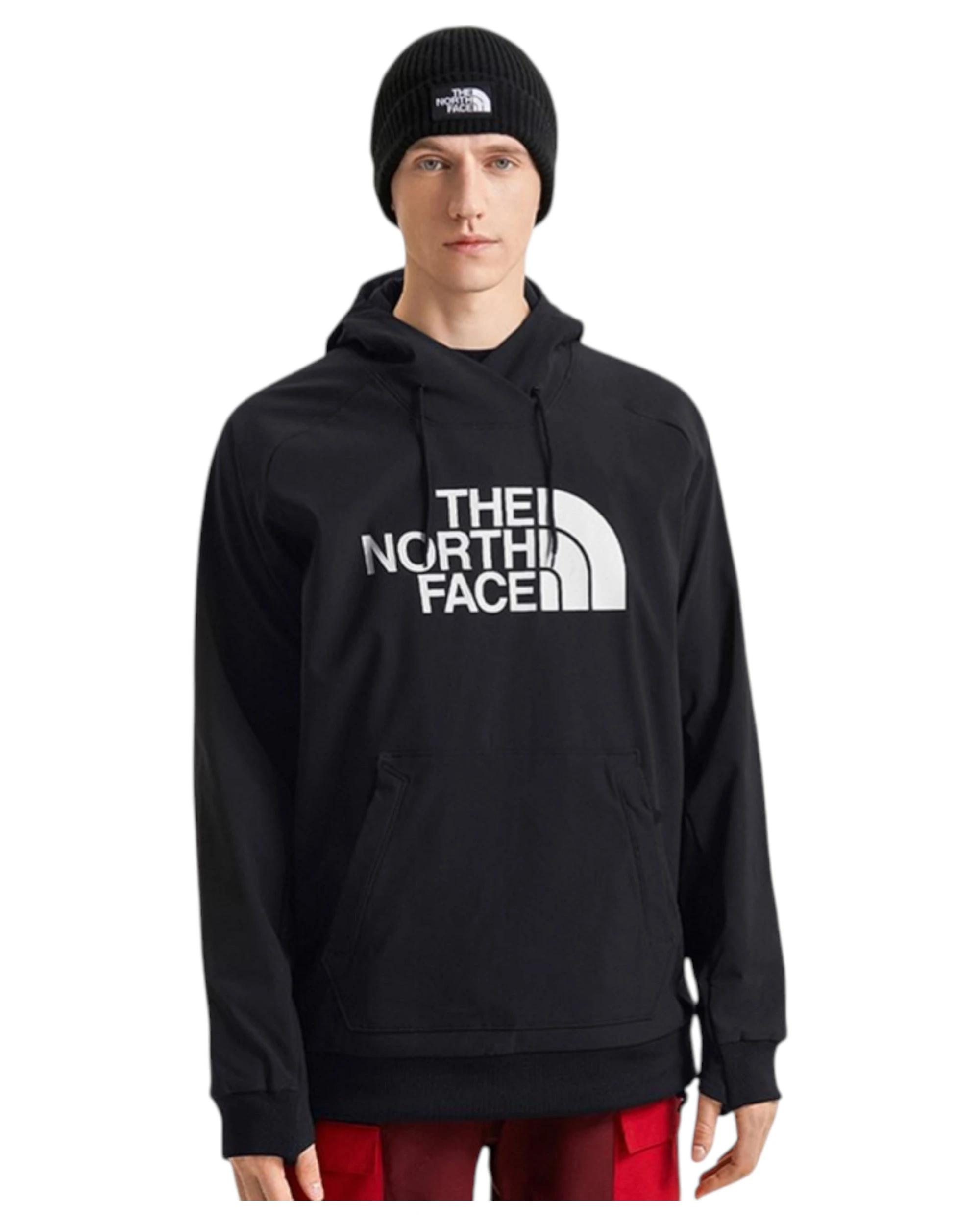 5 The North Face Mens Black/ White Tekno Logo Hoodie BLACK/ WHITE, 5 of 5