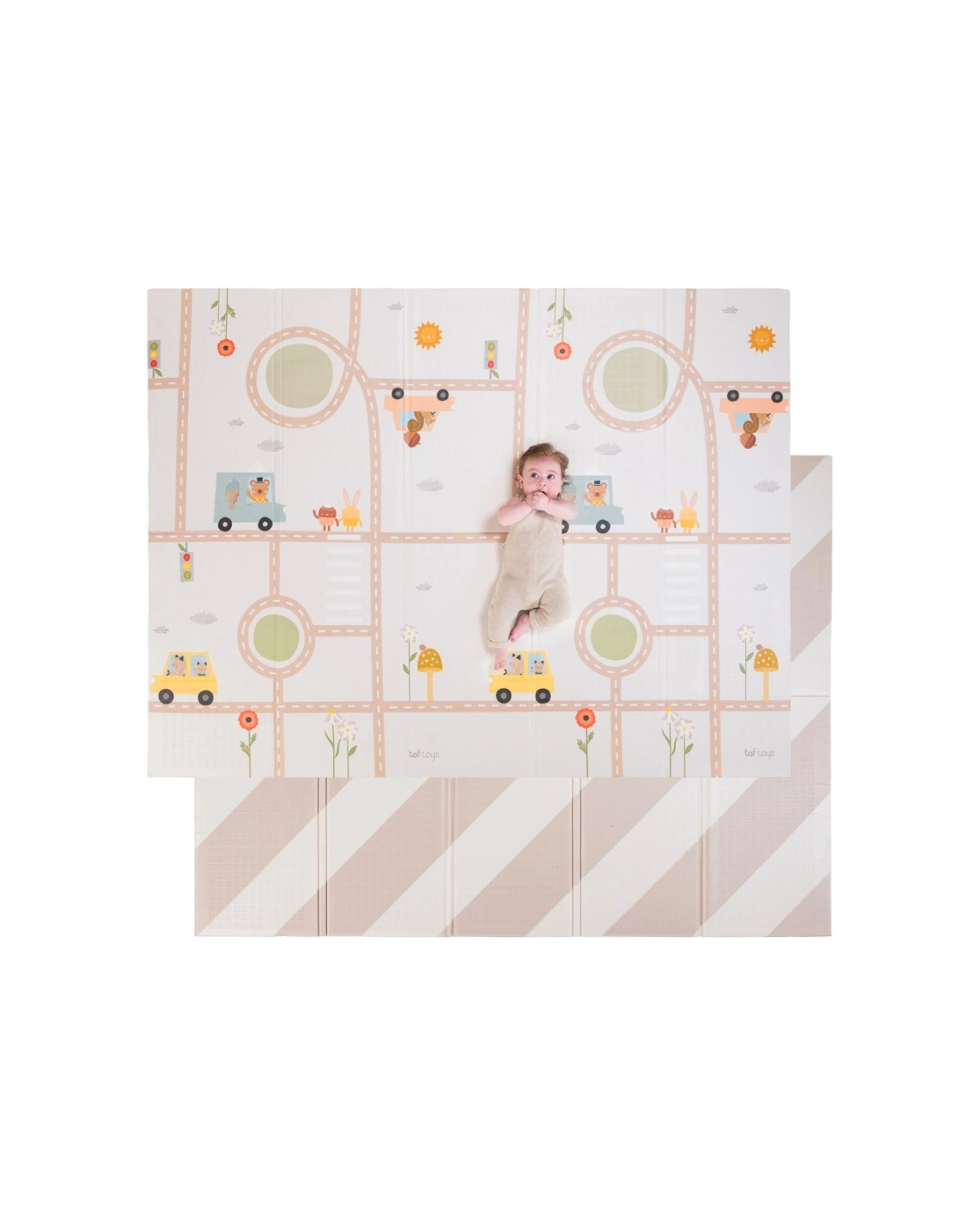 1 Taf Toys Highway Adventures Foam Mat Reversible Waterproof 1.5x2m - Multi, 1 of 1