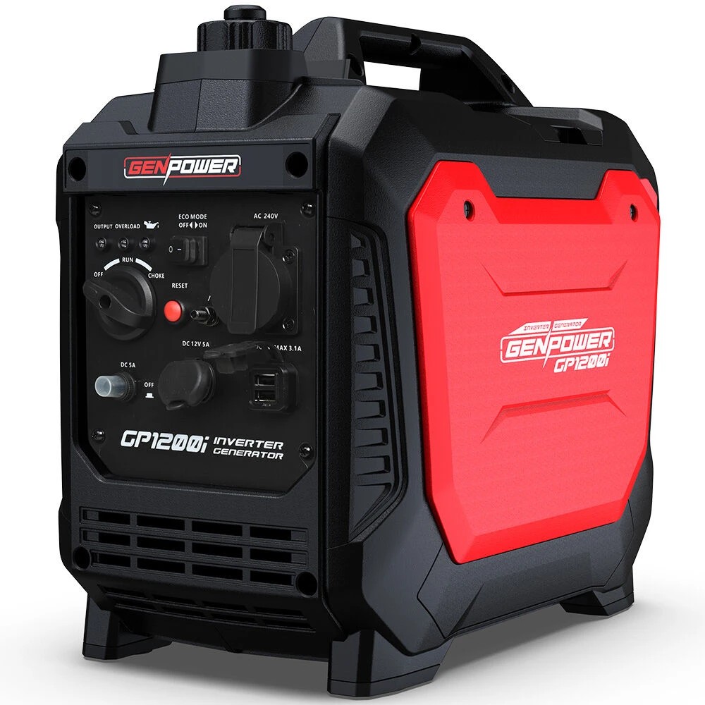 1 GenPower 1.2kW Peak 1.0kW Inverter Generator, Portable Lightweight Camping, 1 of 1