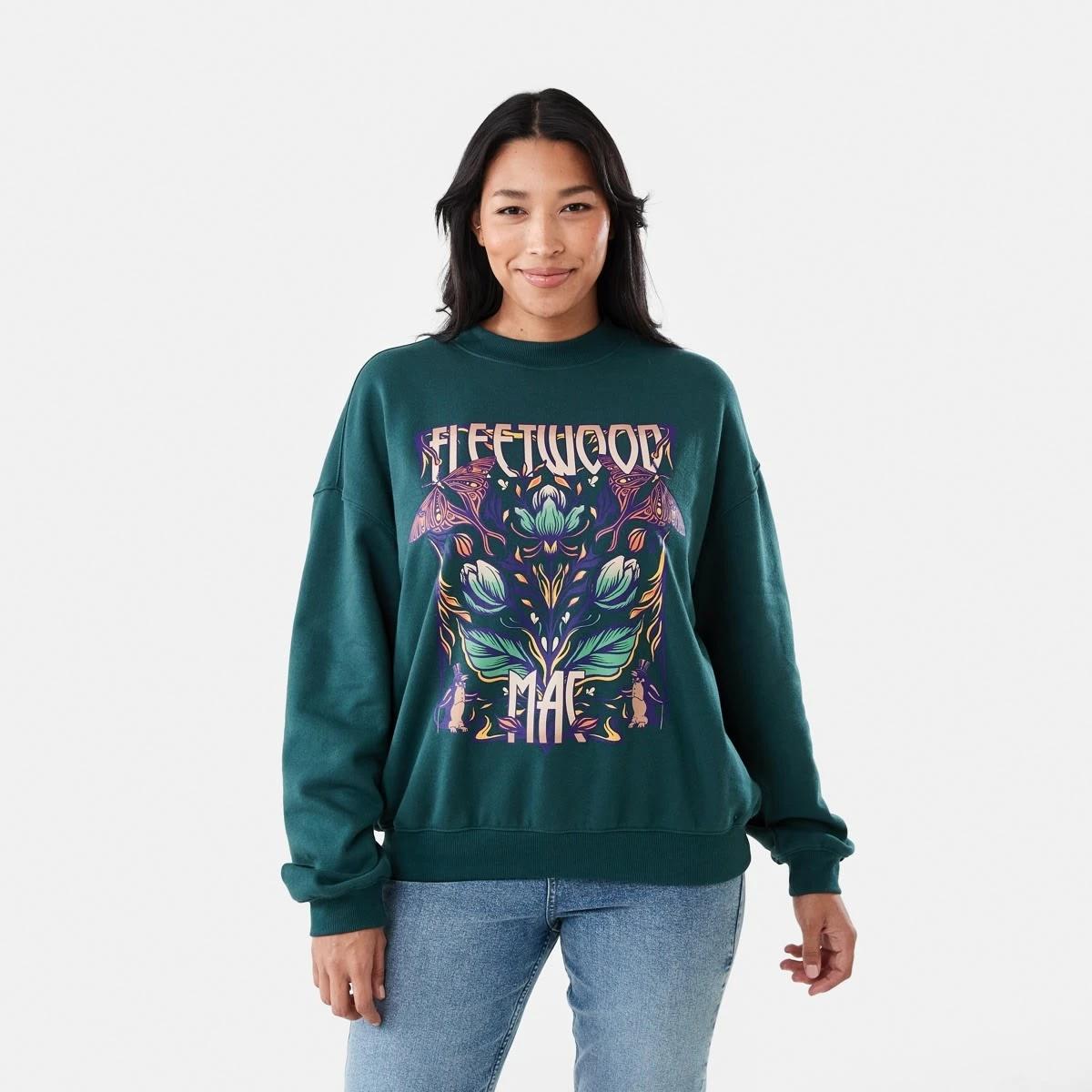 1 Fleetwood Mac License Long Sleeve Sweatshirt Fleetwood, 1 of 5