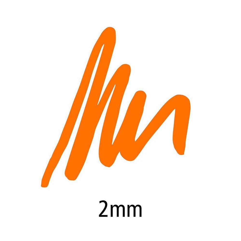 3 Staedtler Lumocolour Permanent Marker Bullet Orange, 3 of 3