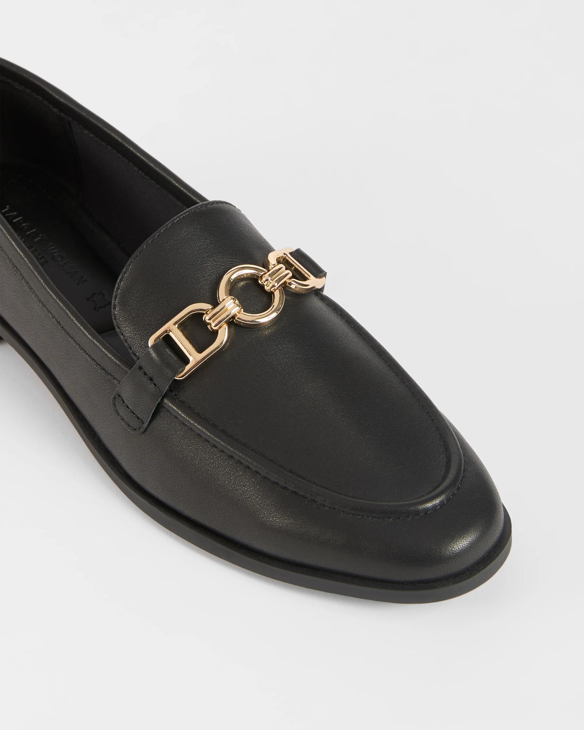 3 Target Woman Genuine Leather Loafer - Crawford BLACK LEATHER, 3 of 3