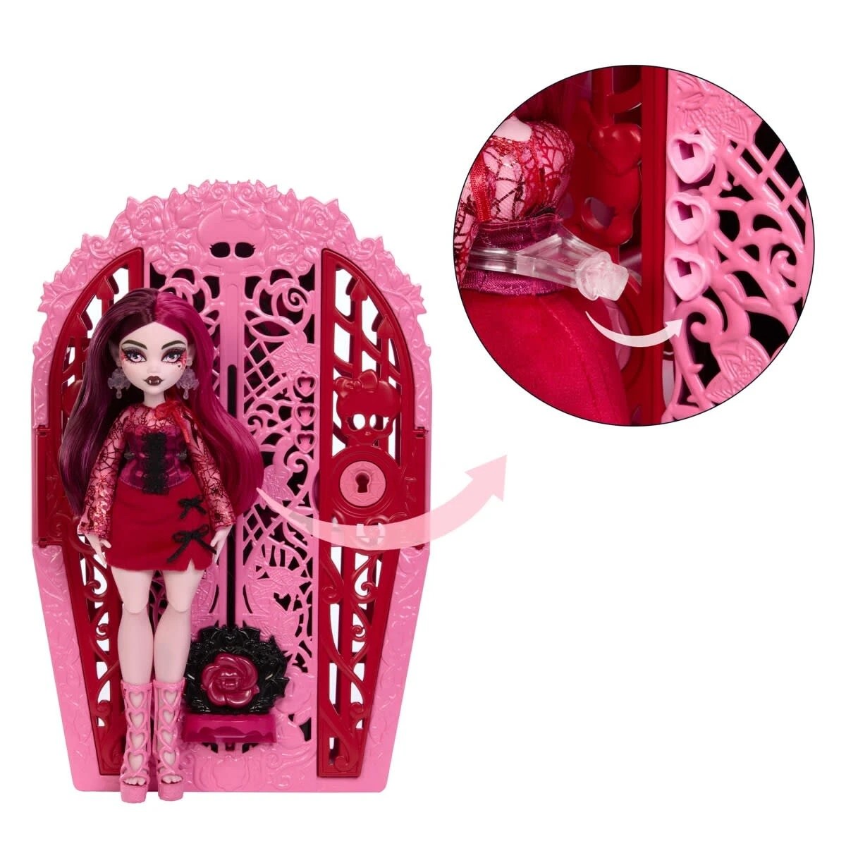 7 Monster High Skulltimate Secrets Garden Mysteries Draculaura Doll Playset, 7 of 9