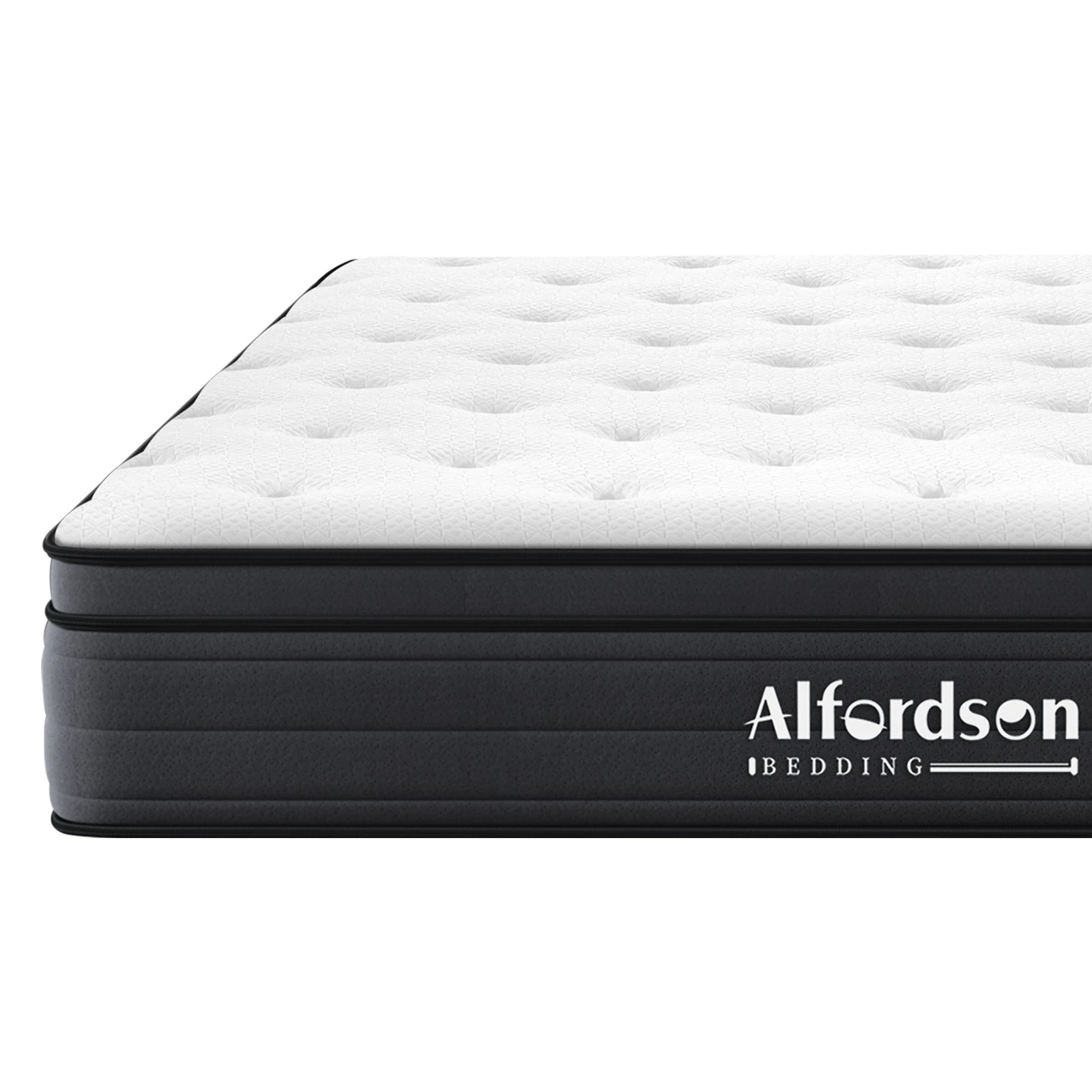 3 Alfordson Mattress Euro Top Spring Foam Bedding 23CM Medium Firm - King Single Bed, 3 of 10