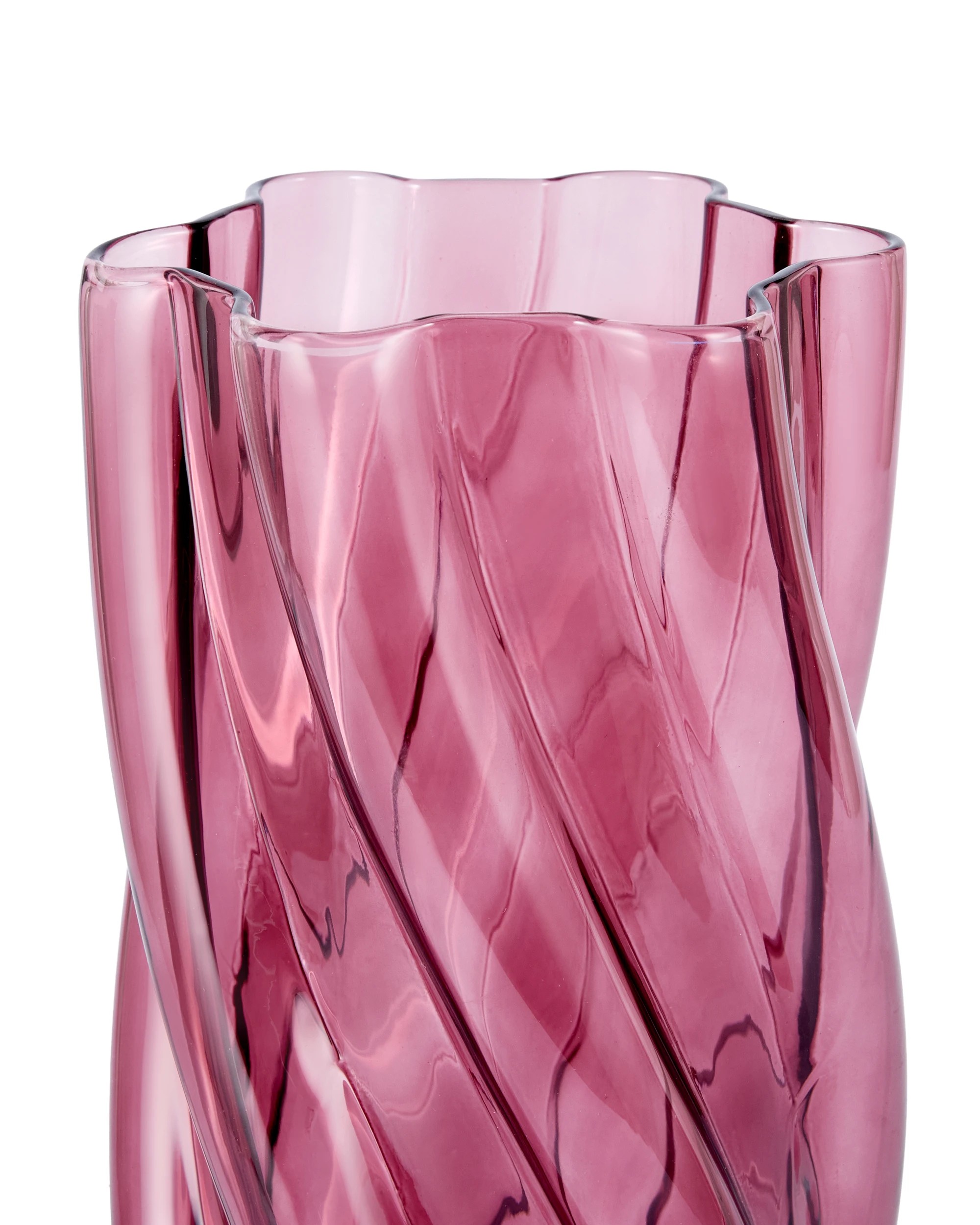 4 Port Twist Glass Vase, 4 of 5