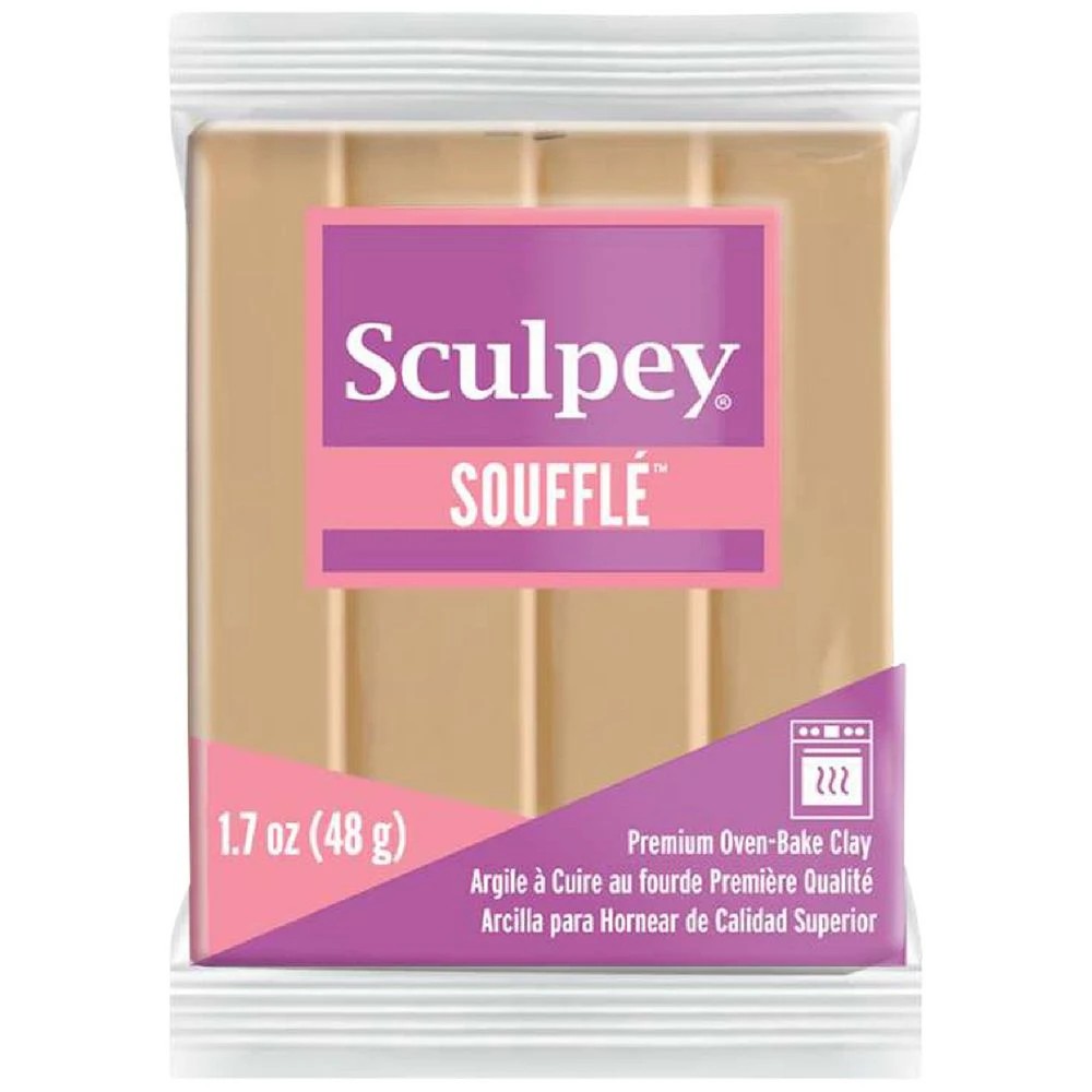 1 Sculpey Souffle Modelling Clay Latte 48g, 1 of 3