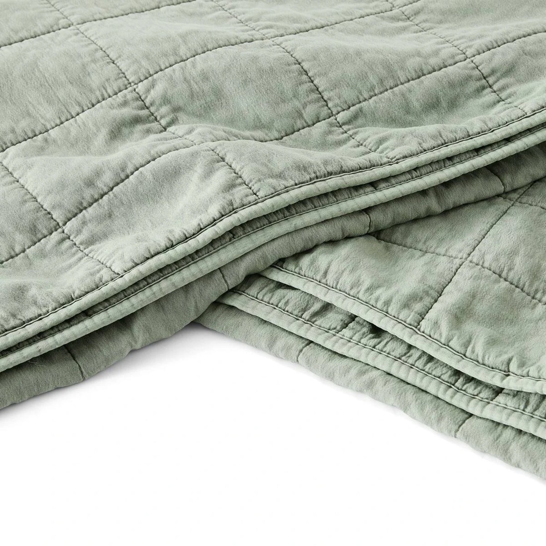 5 Hayden Coverlet Set - Queen/King Bed, Seagrass, 5 of 7