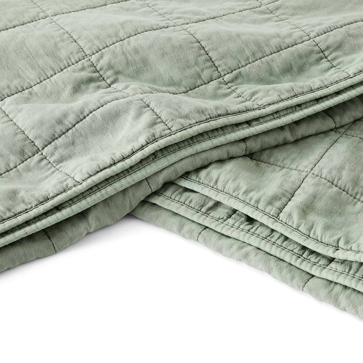 5 Hayden Coverlet Set - Queen/King Bed, Seagrass, 5 of 7