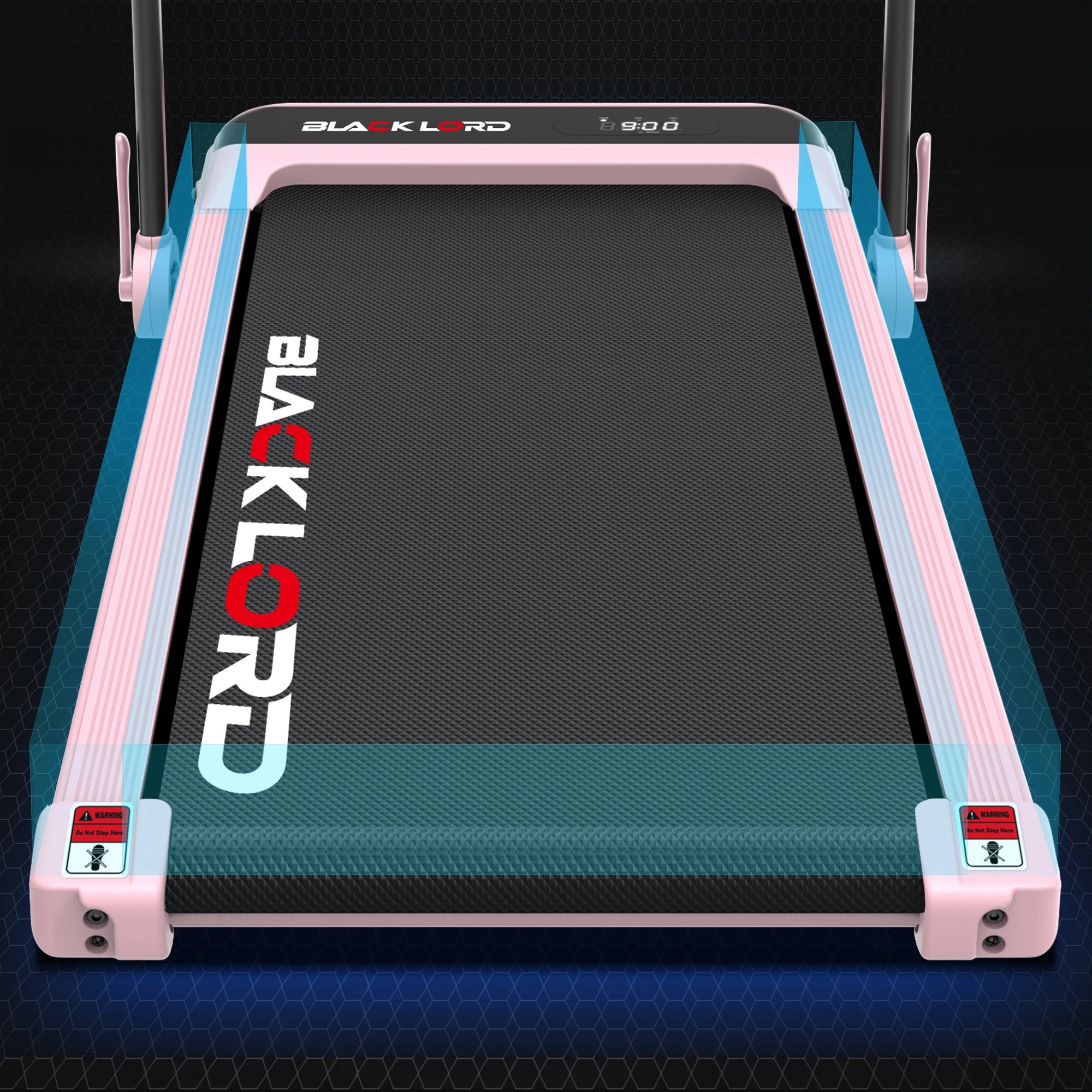 7 Black Lord Treadmill Electric Walking Pad Home Office Incline Foldable - Pink, 7 of 9