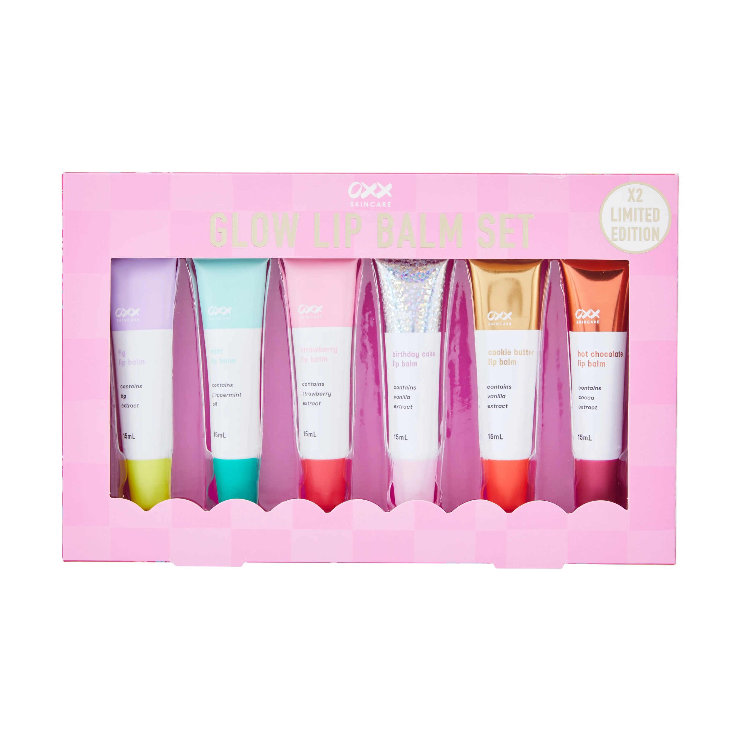 1 OXX Skincare 6 Piece Lip Balm Set, 1 of 5