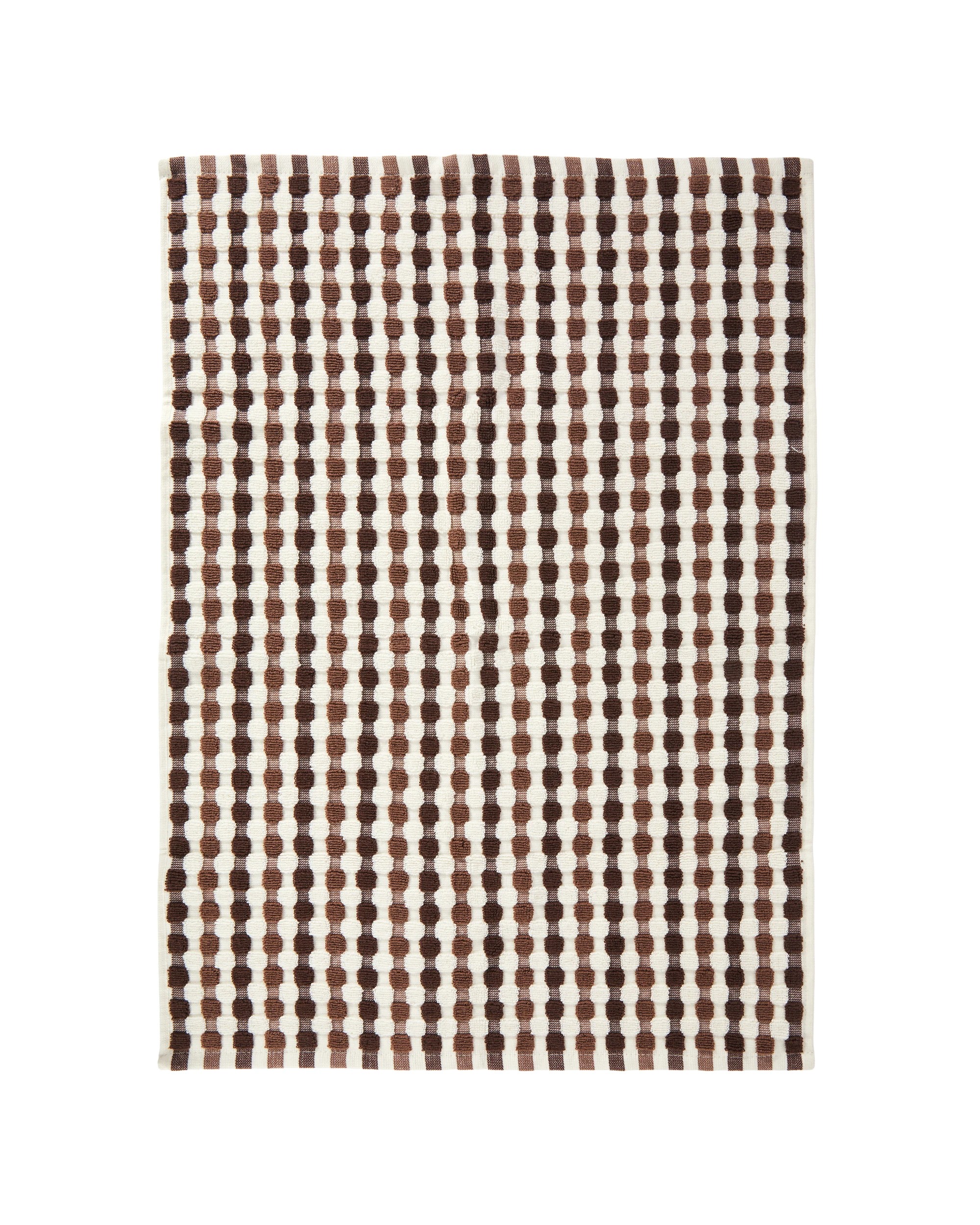 3 Popcorn Cotton Hand Towel - Chocolate, 3 of 5