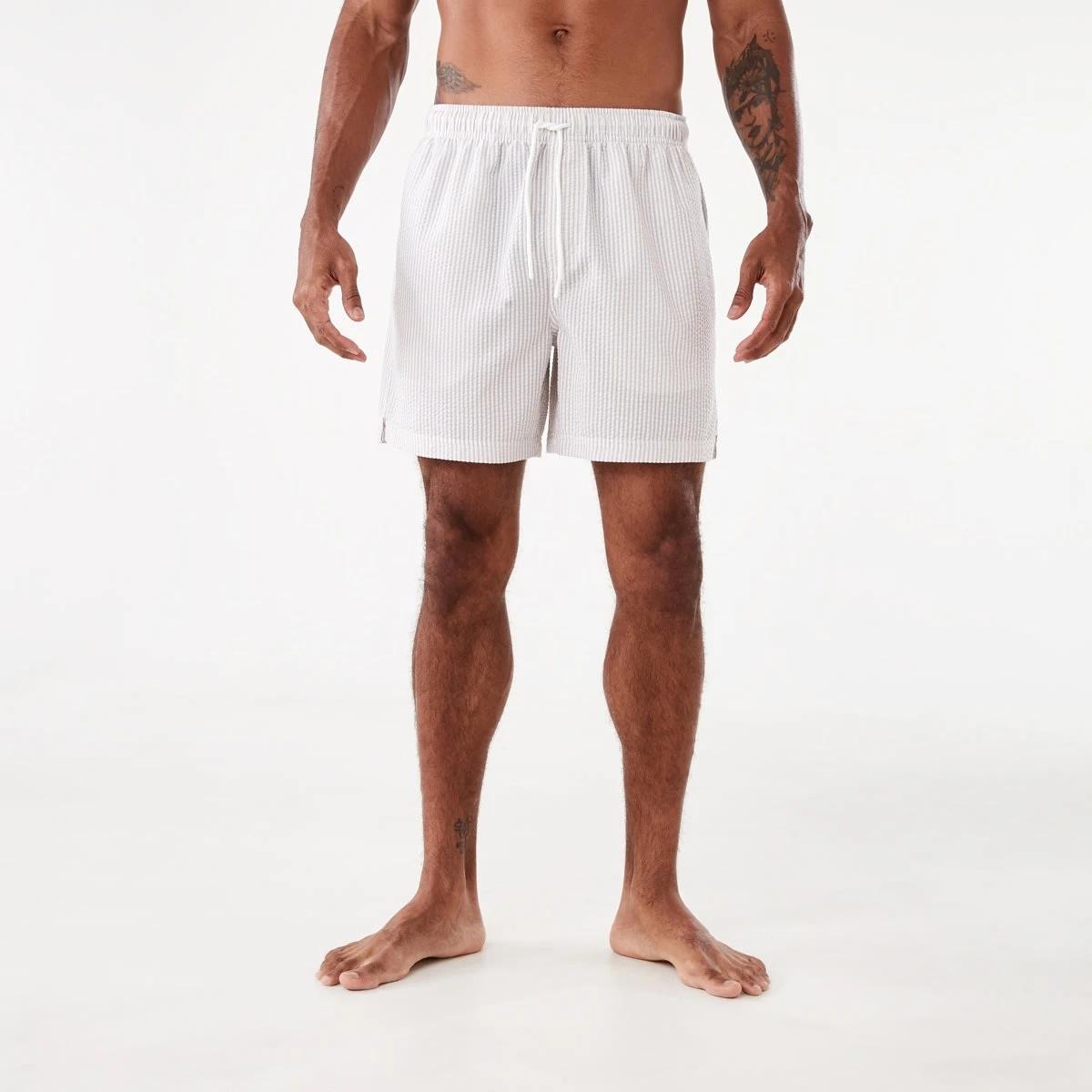 7 Seersucker Boardshorts Bge Strp, 7 of 7